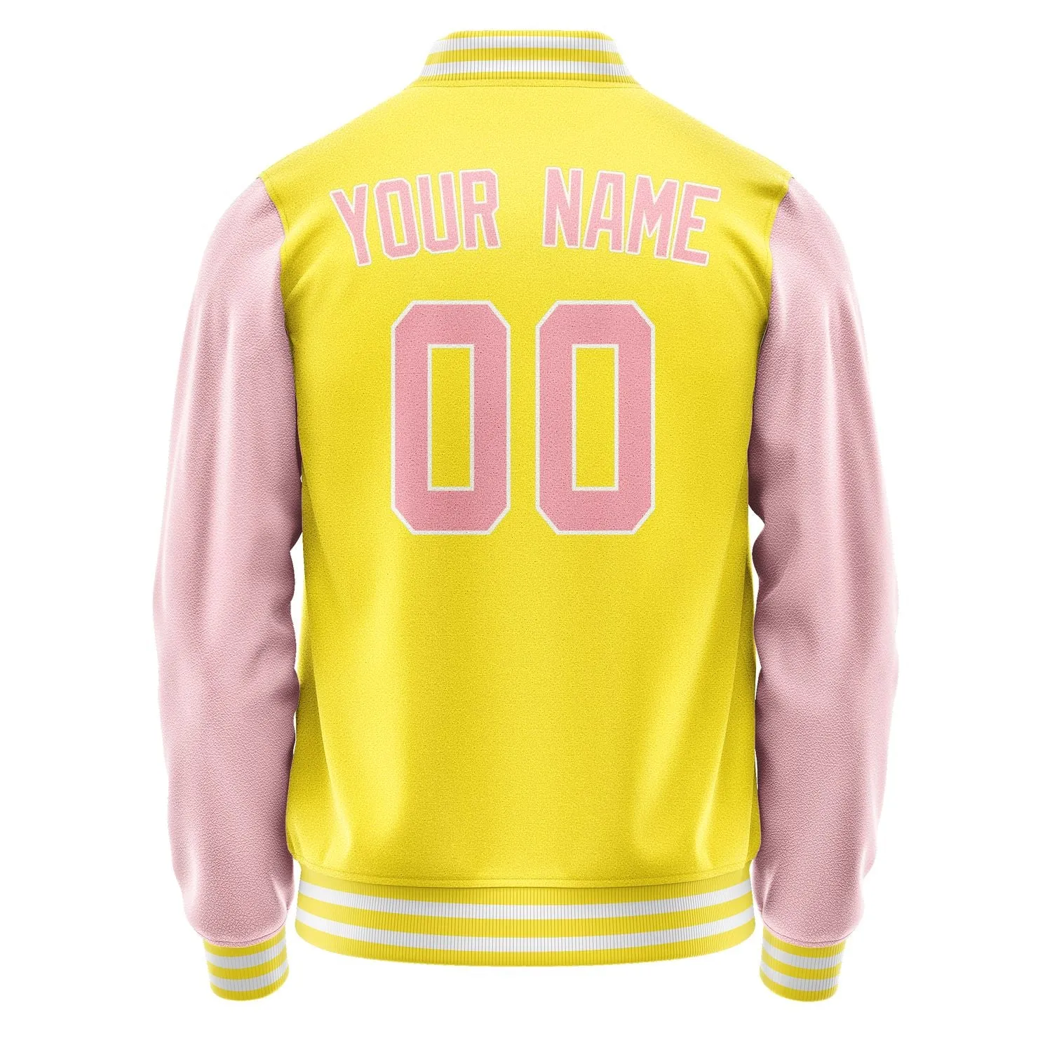 Custom Light Yellow Light Pink Jacket sold by Tailorly product image thumbnail 3