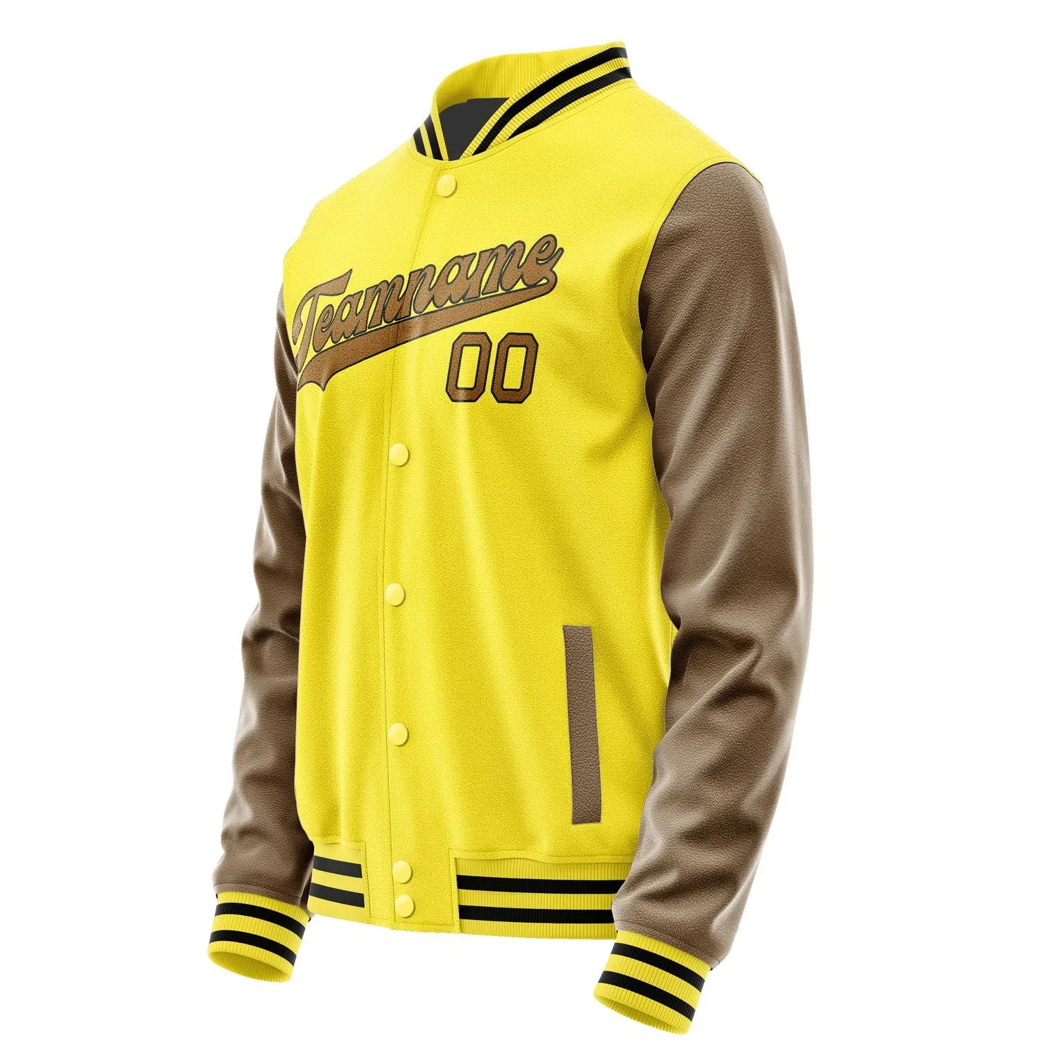Custom Light Yellow Khaki Jacket sold by Tailorly product image thumbnail 2