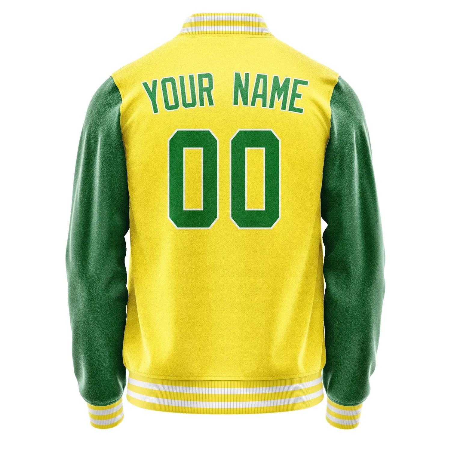 Custom Light Yellow Emerald Green Jacket sold by Tailorly product image thumbnail 3