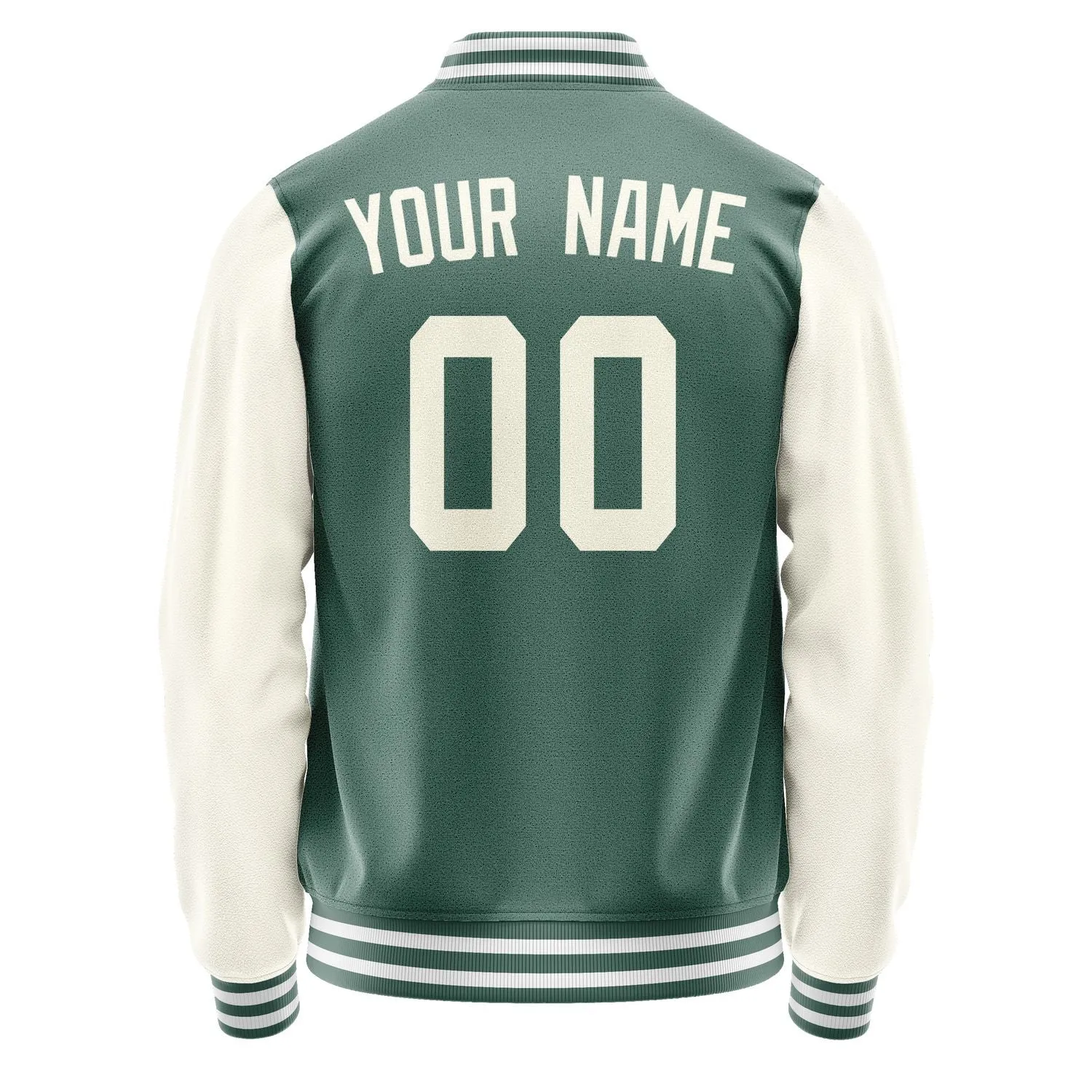 Custom Blue Green Cream Jacket sold by Tailorly product image thumbnail 3