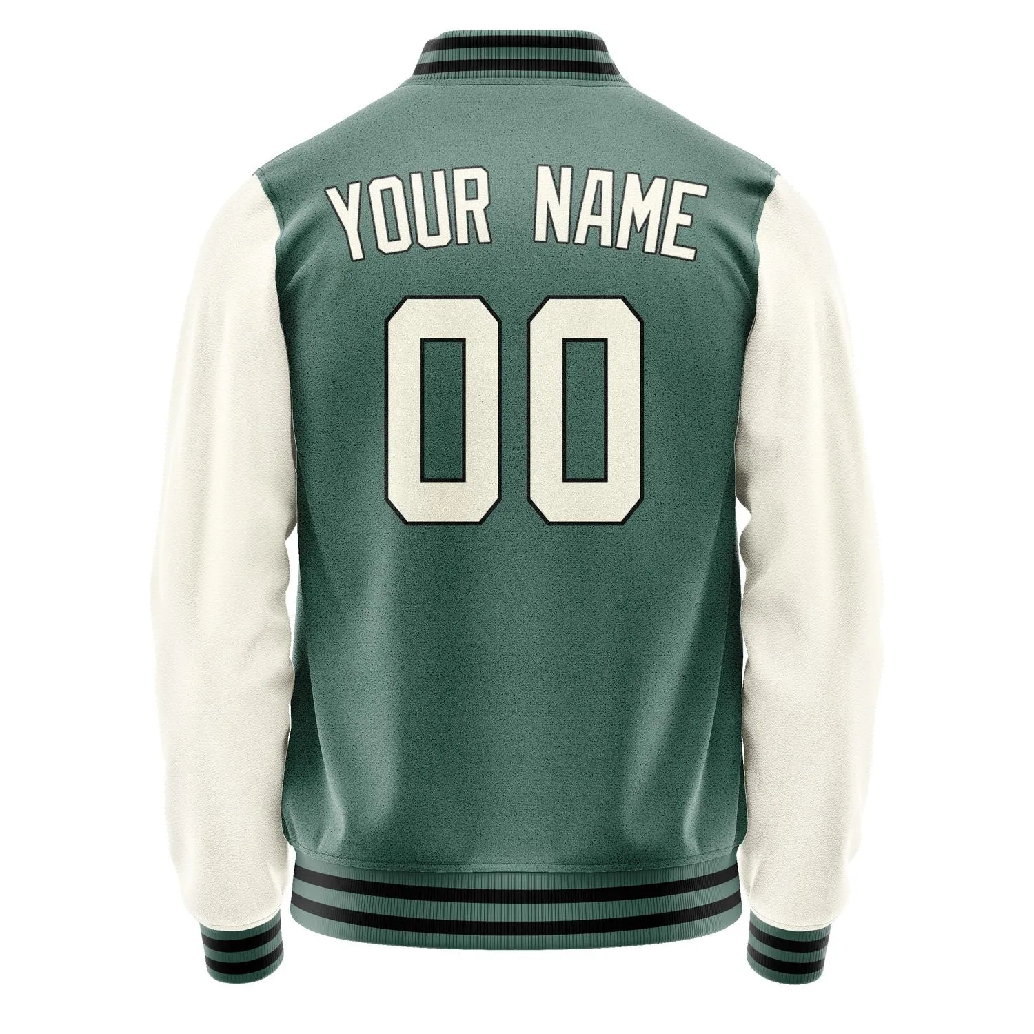 Custom Blue Green Cream Jacket sold by Tailorly product image thumbnail 3
