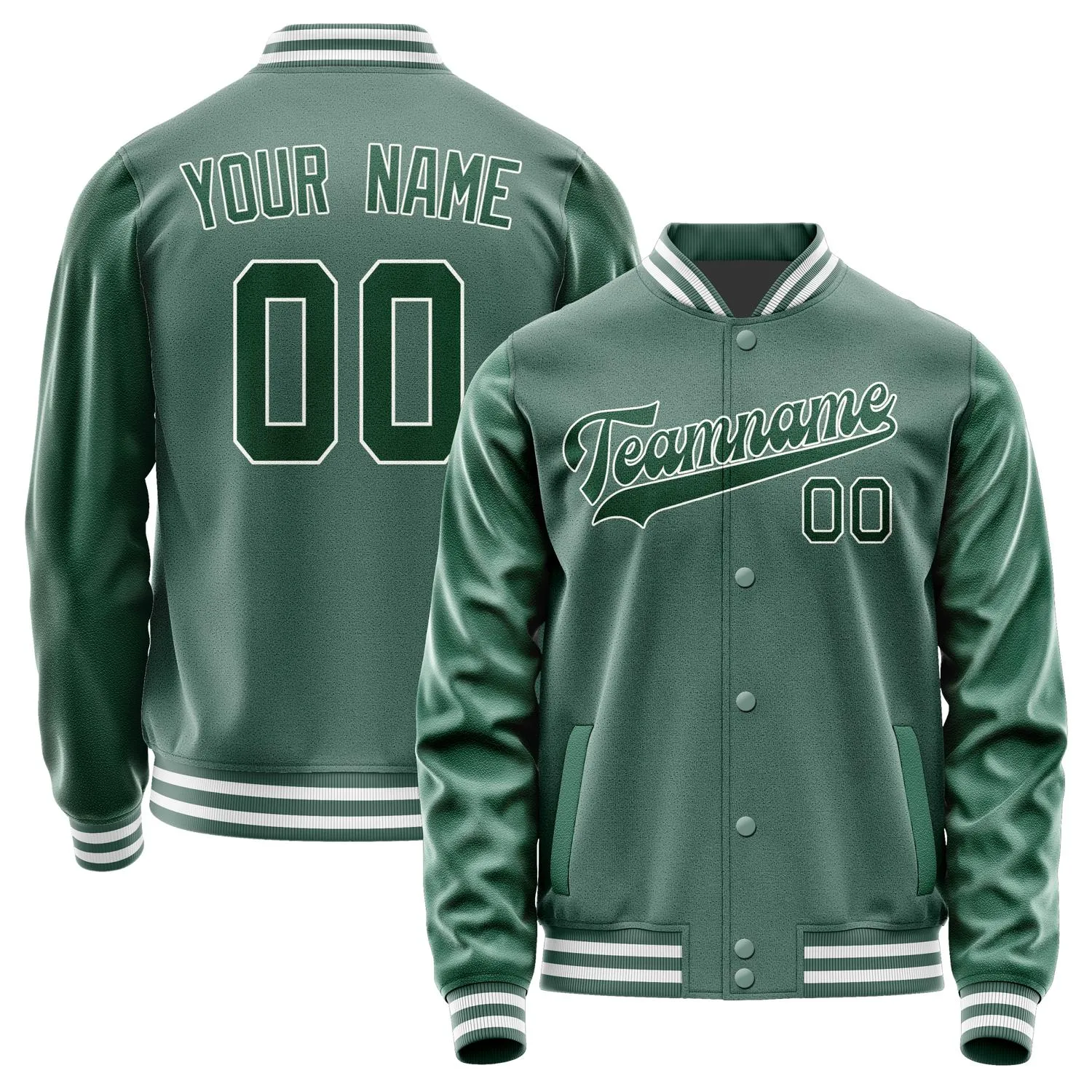 Custom Blue Green Green Jacket sold by Tailorly