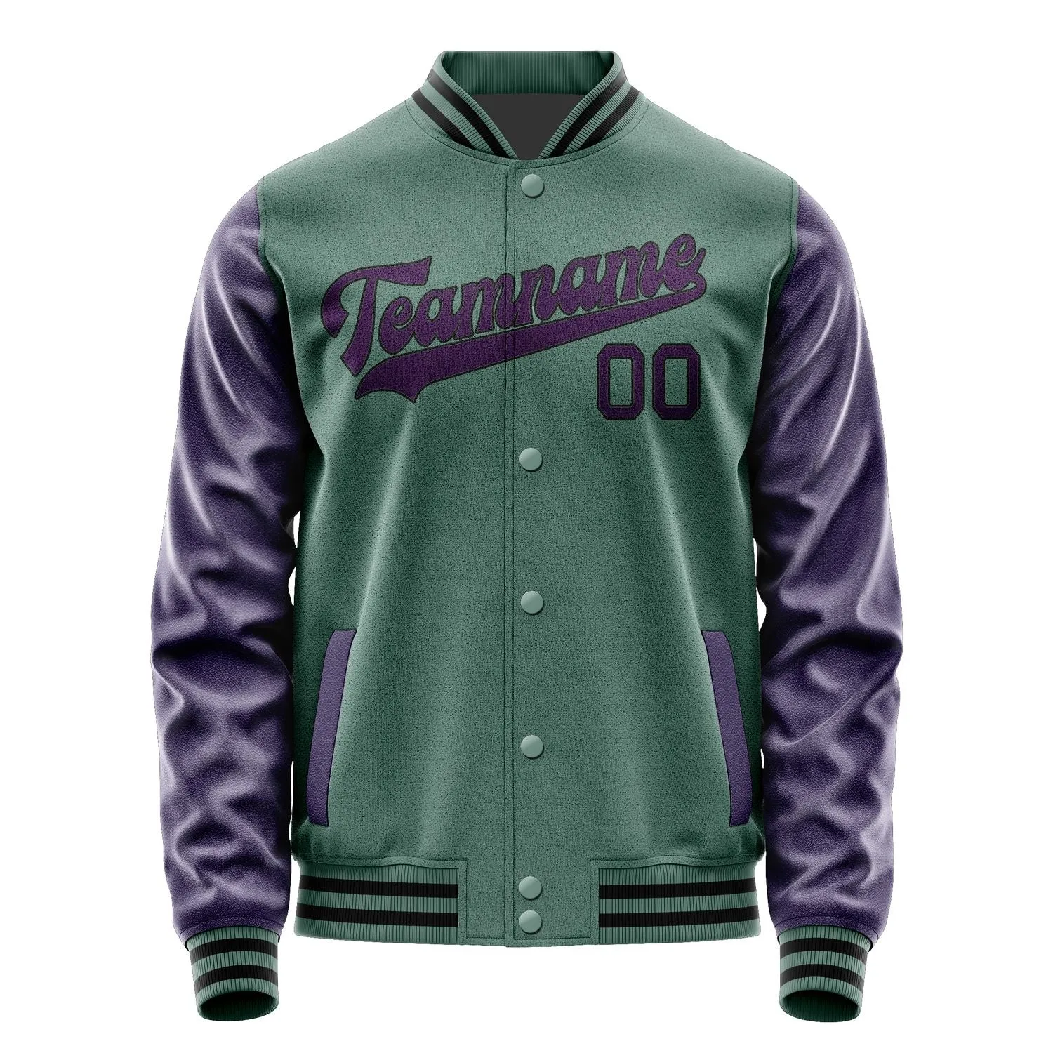 Custom Blue Green Purple Jacket sold by Tailorly product image thumbnail 4