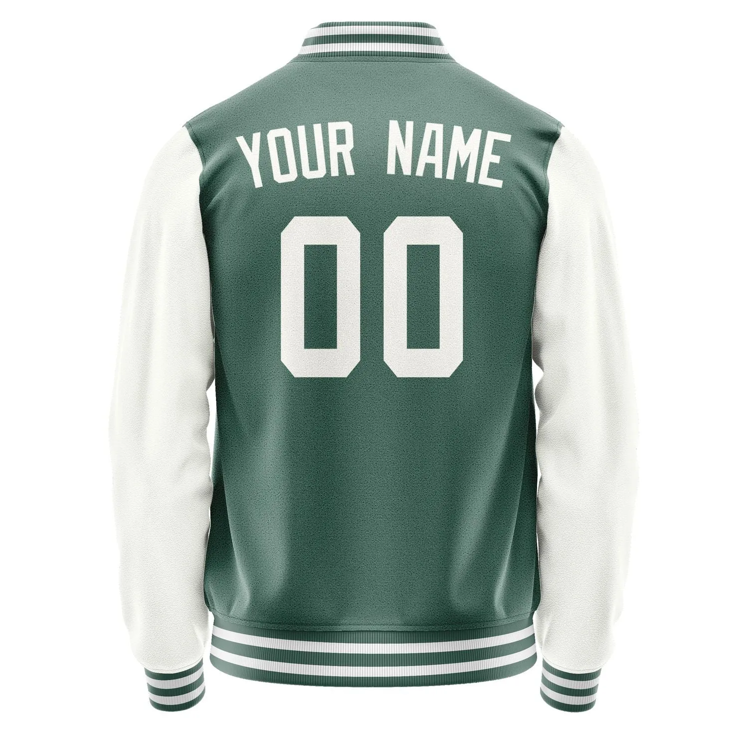 Custom Blue Green White Jacket sold by Tailorly product image thumbnail 3
