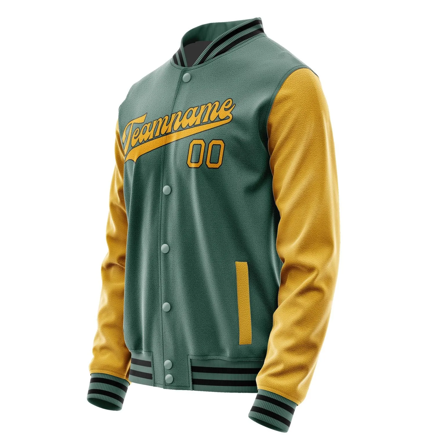 Custom Blue Green Yellow Jacket sold by Tailorly product image thumbnail 2