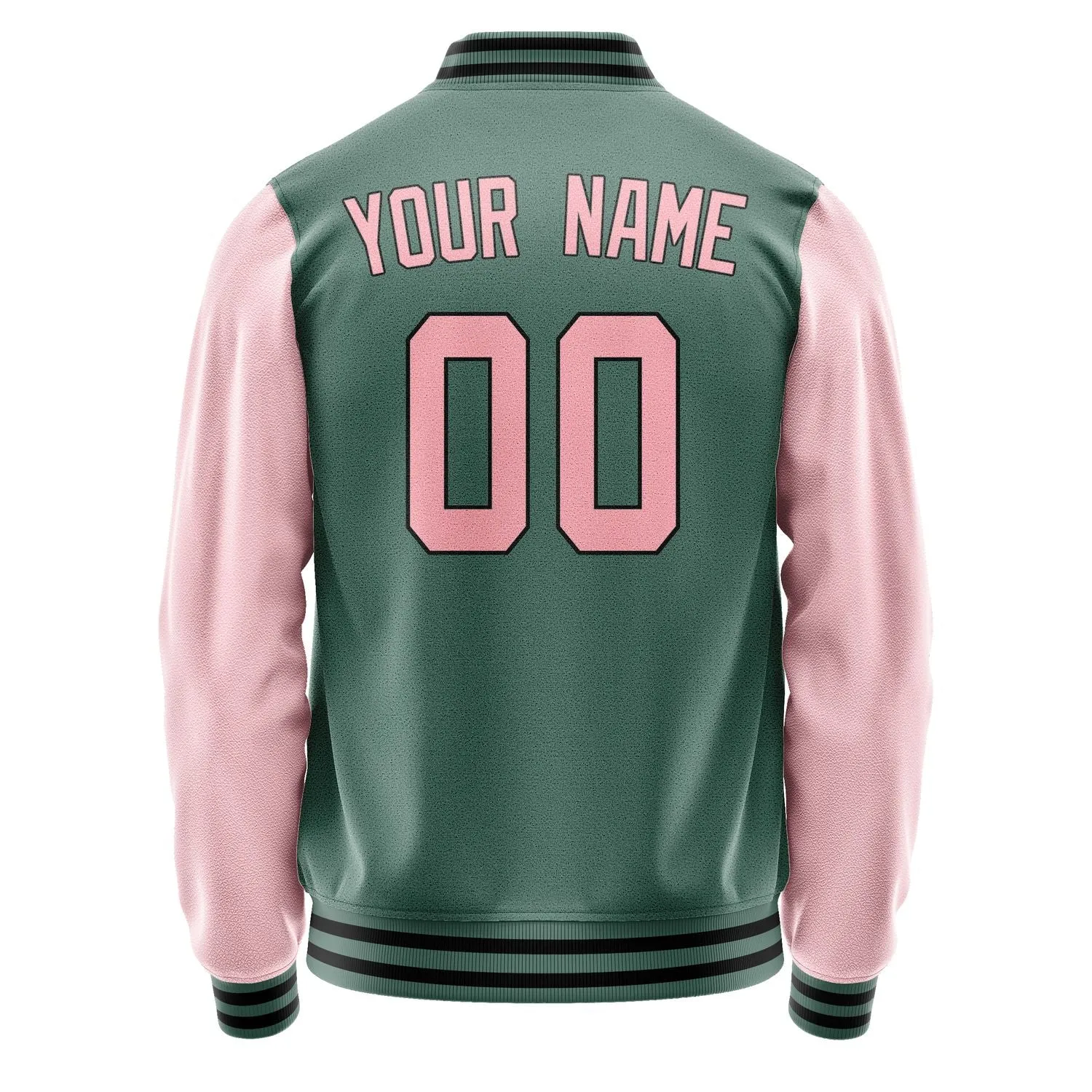 Custom Blue Green Light Pink Jacket sold by Tailorly product image thumbnail 3