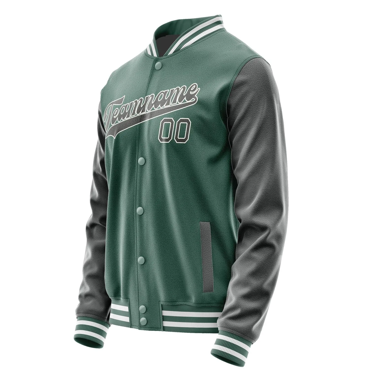 Custom Blue Green Dark Grey Jacket sold by Tailorly product image thumbnail 2