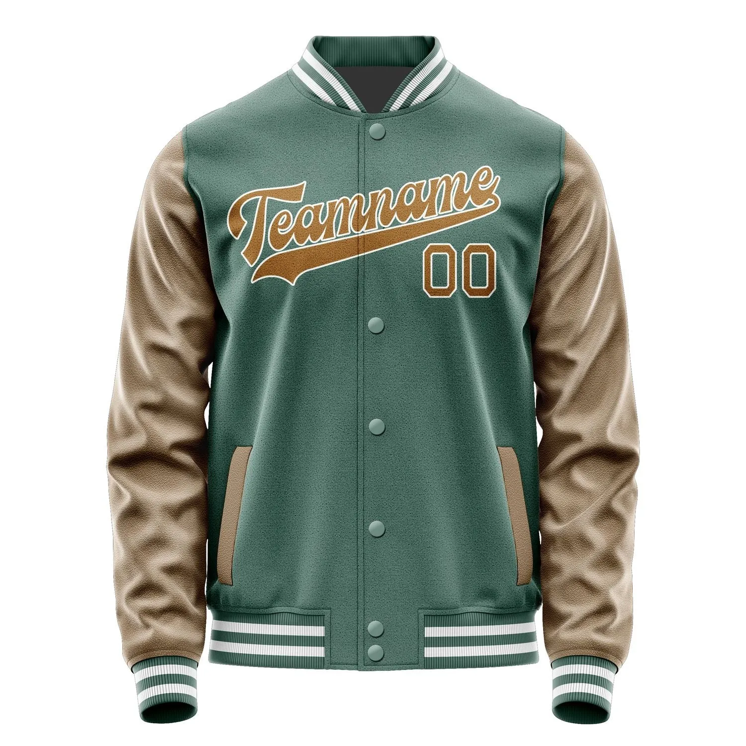 Custom Blue Green Khaki Jacket sold by Tailorly product image thumbnail 4