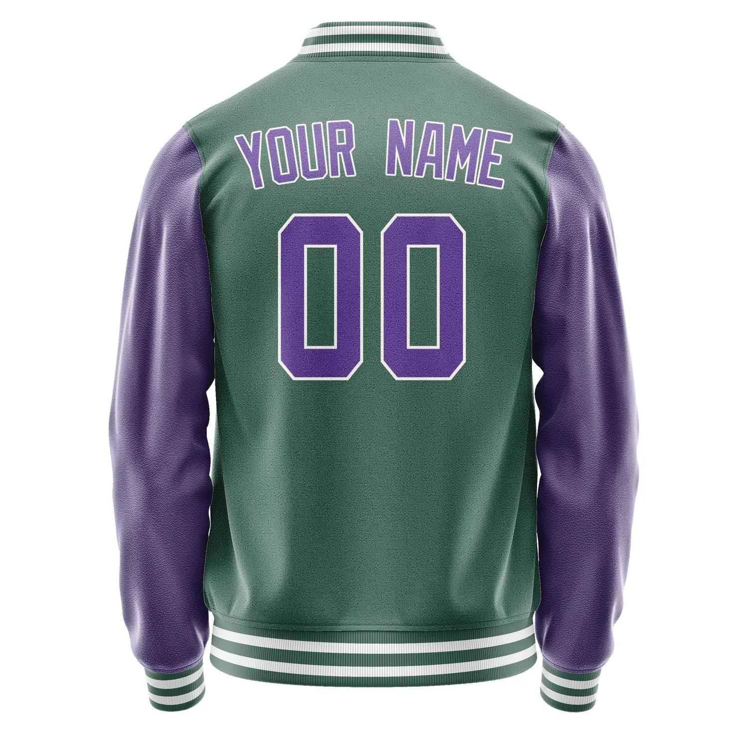 Custom Blue Green Light Purple Jacket sold by Tailorly product image thumbnail 3