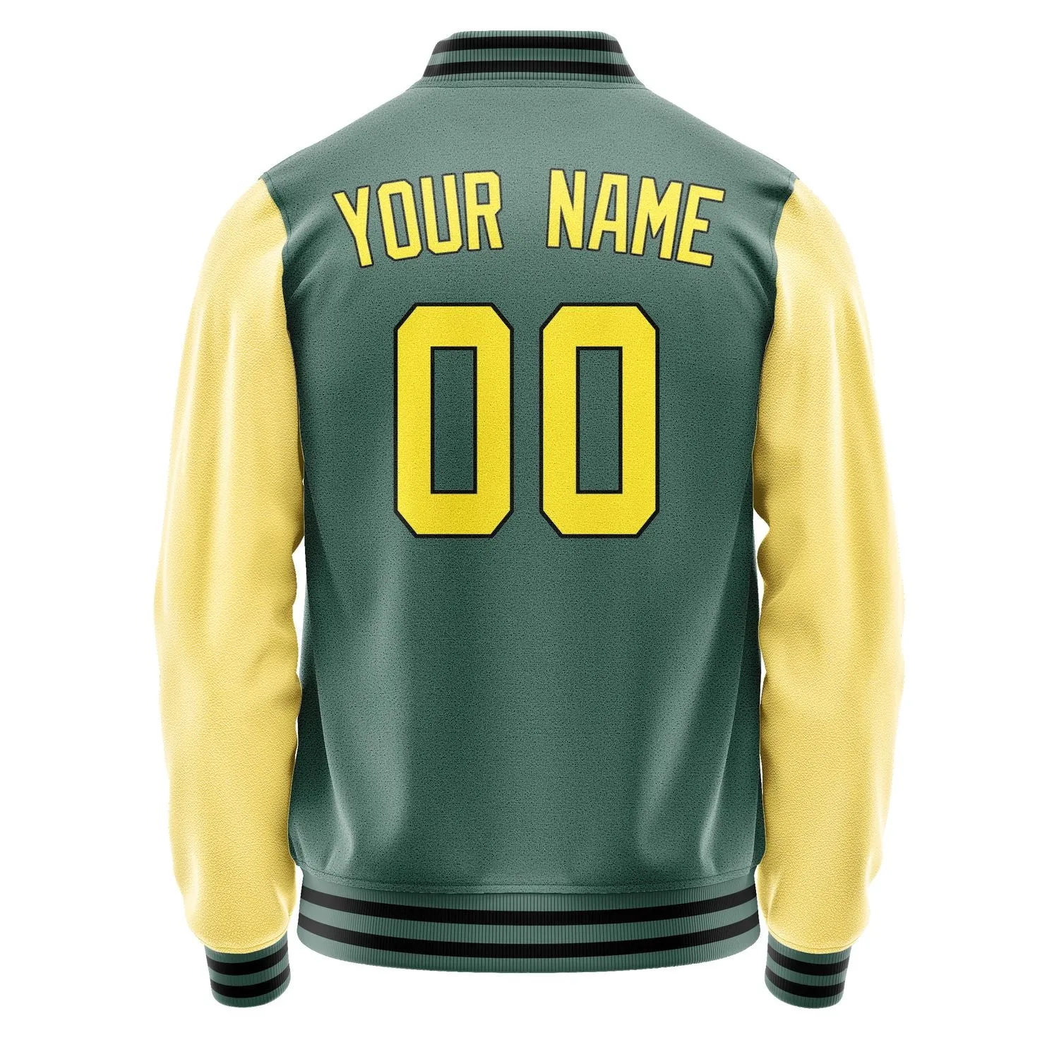 Custom Blue Green Light Yellow Jacket sold by Tailorly product image thumbnail 3