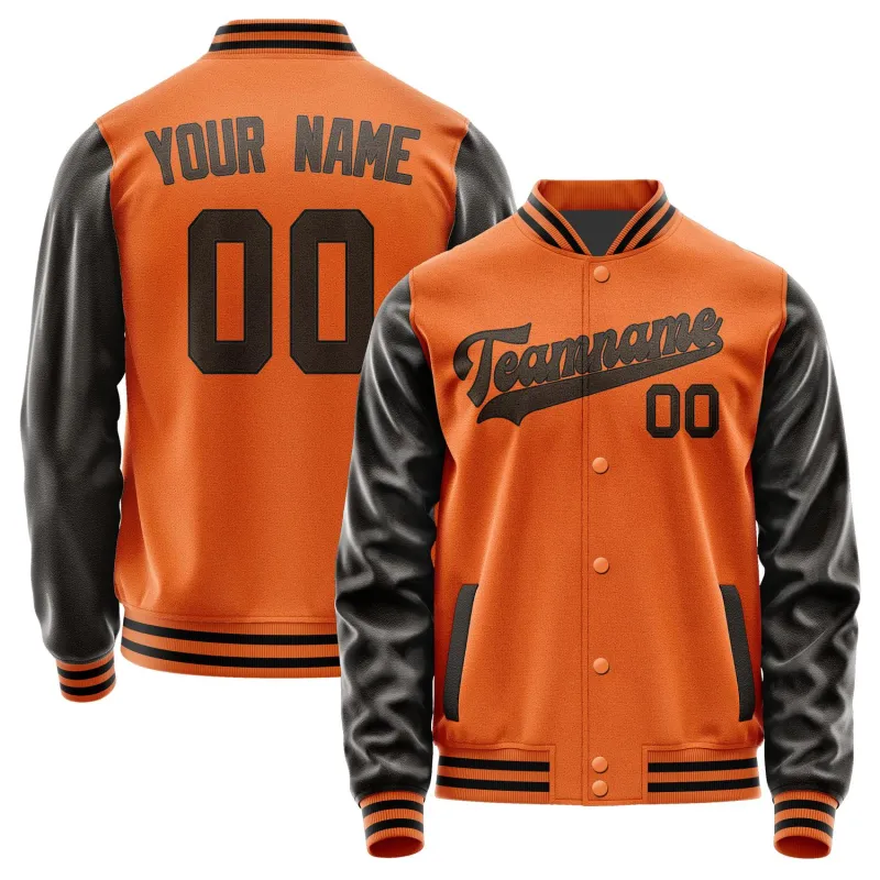 Custom Orange Brown Jacket sold by Tailorly