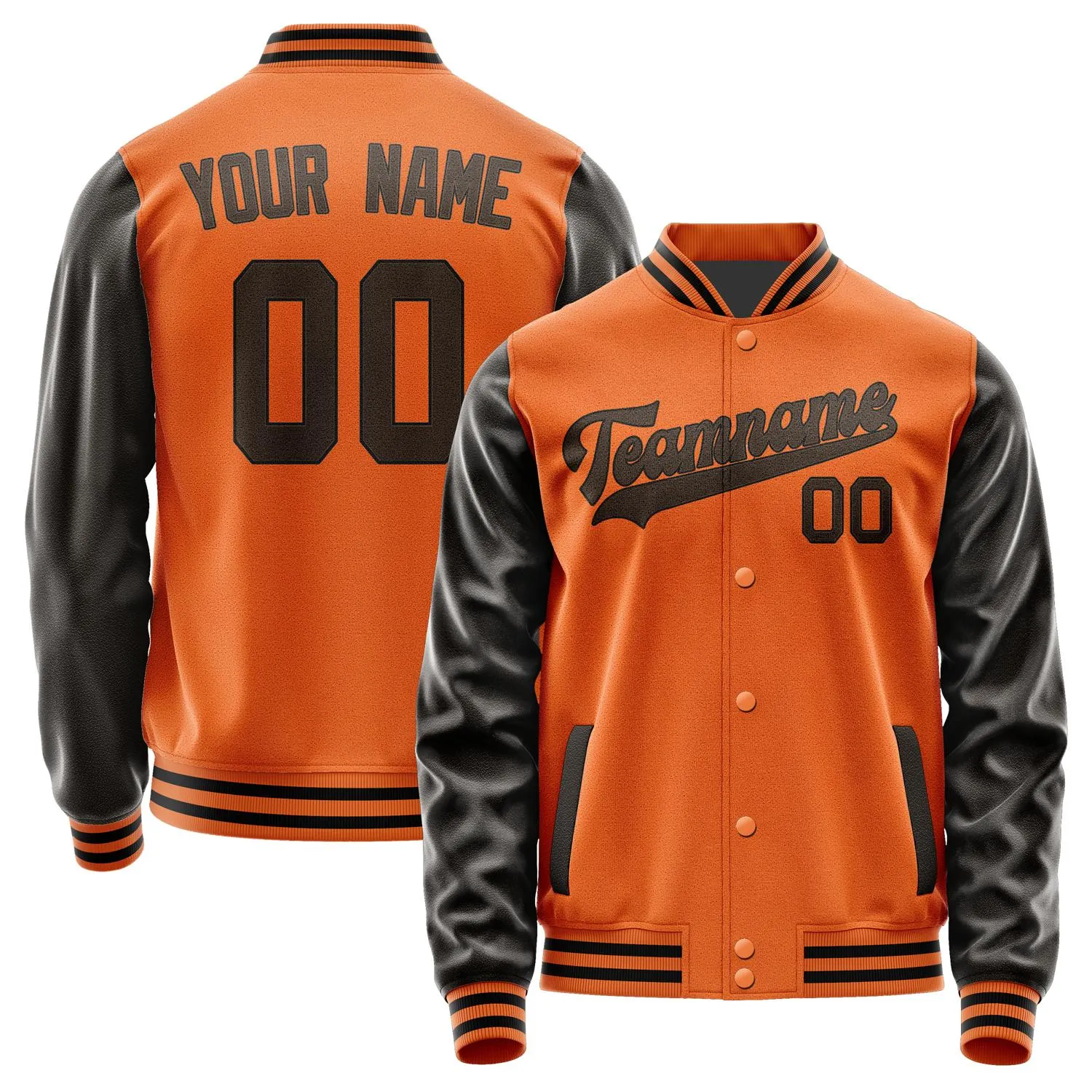 Custom Orange Brown Jacket sold by Tailorly