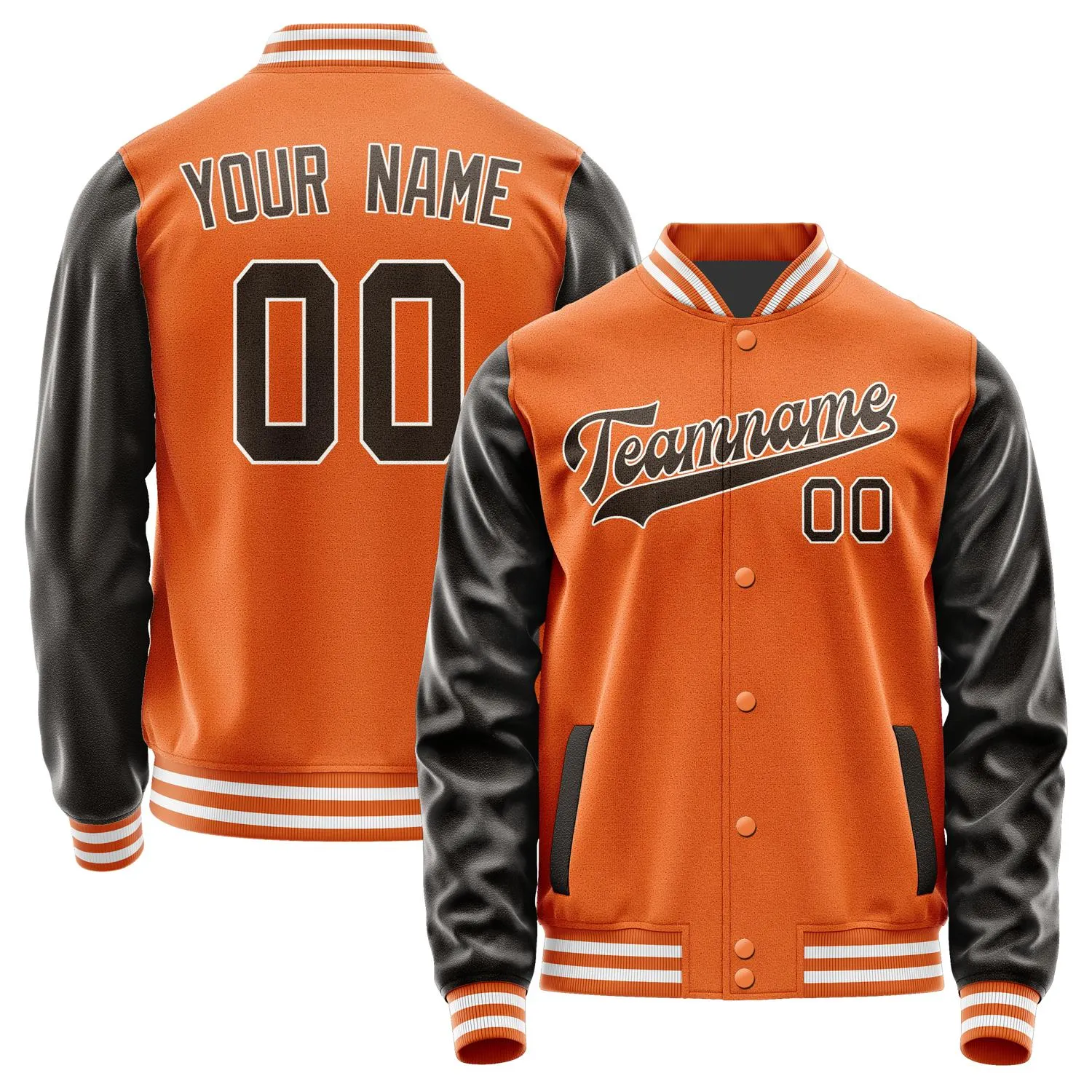 Custom Orange Brown Jacket sold by Tailorly