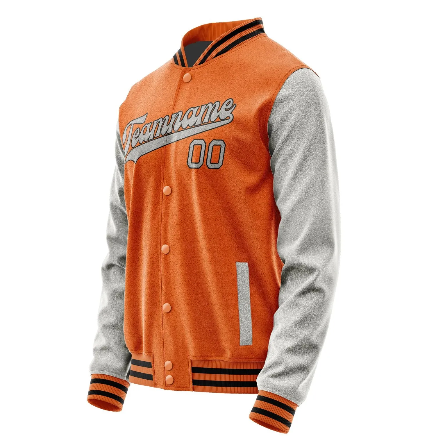 Custom Orange Gray Jacket sold by Tailorly product image thumbnail 2