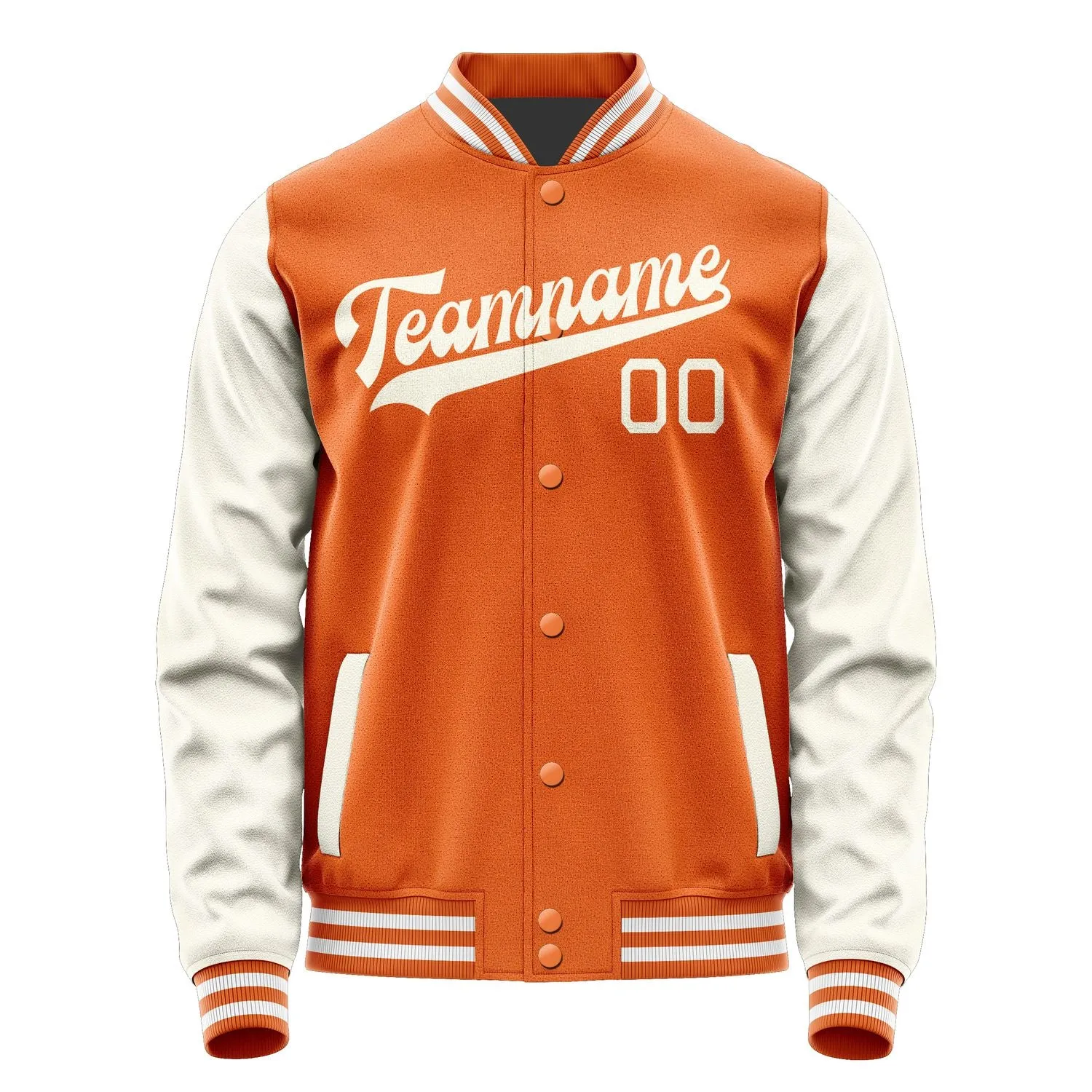Custom Orange Cream Jacket sold by Tailorly product image thumbnail 4