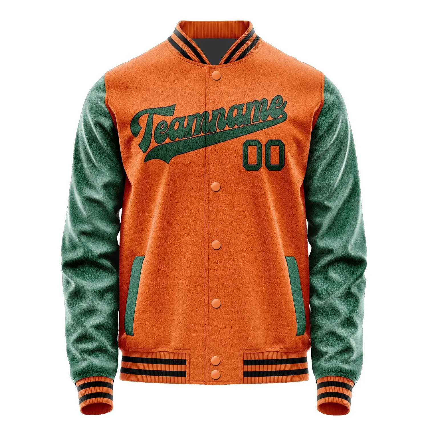 Custom Orange Green Jacket sold by Tailorly product image thumbnail 4
