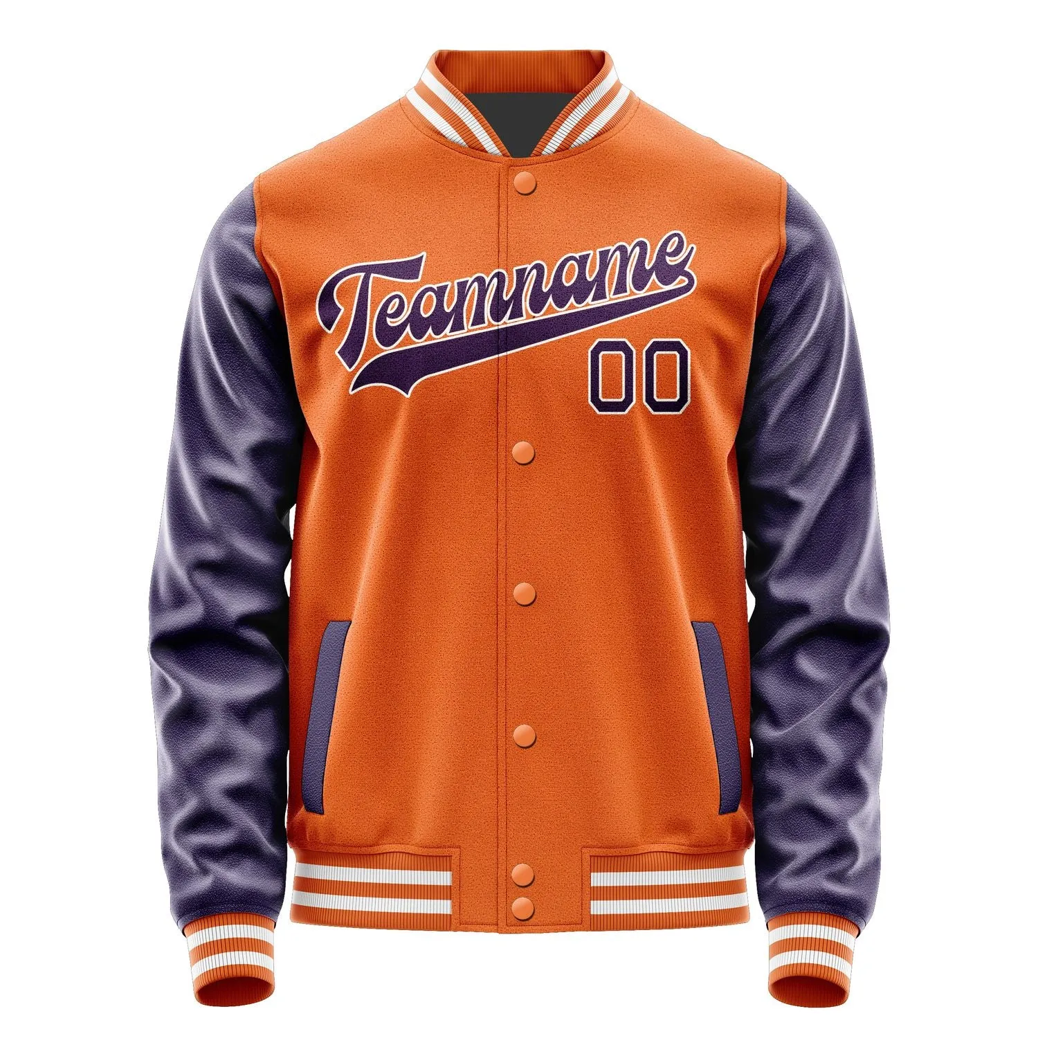 Custom Orange Purple Jacket sold by Tailorly product image thumbnail 4
