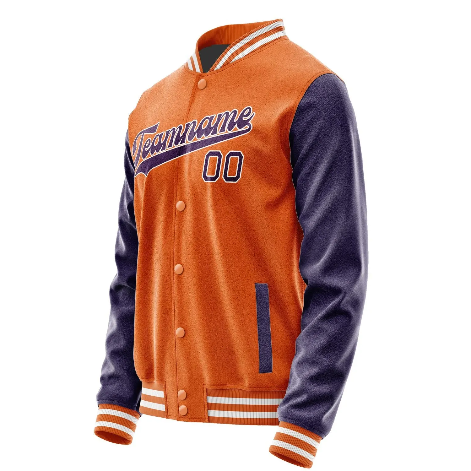Custom Orange Purple Jacket sold by Tailorly product image thumbnail 2
