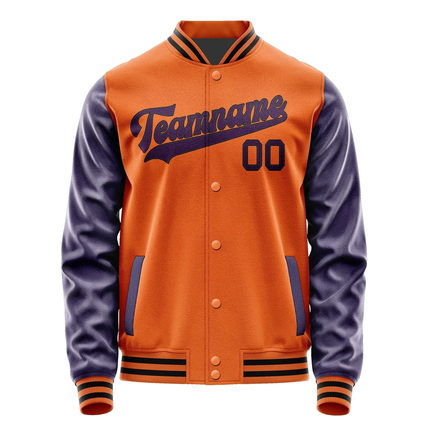 Custom Orange Purple Jacket sold by Tailorly product image thumbnail 4