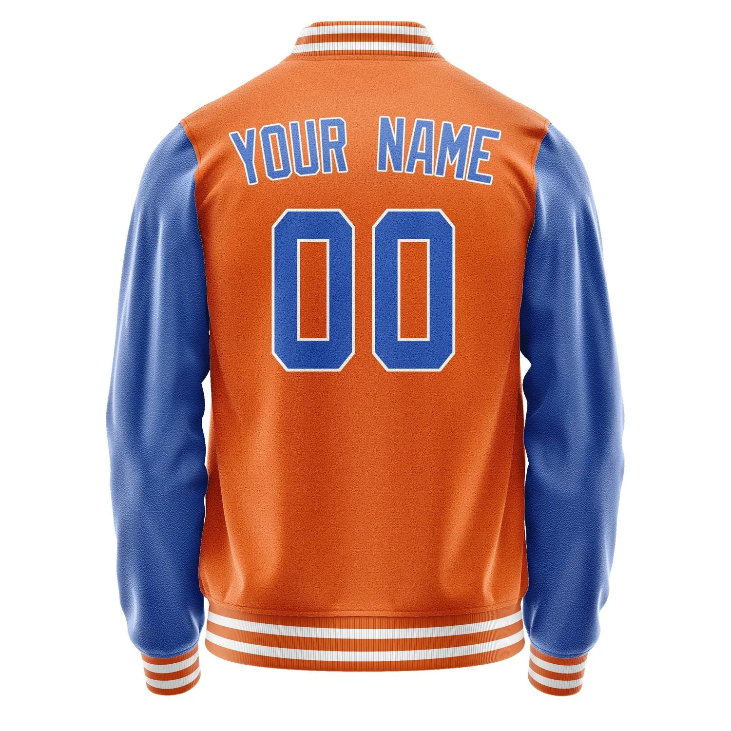 Custom Orange Sky Blue Jacket sold by Tailorly product image thumbnail 3