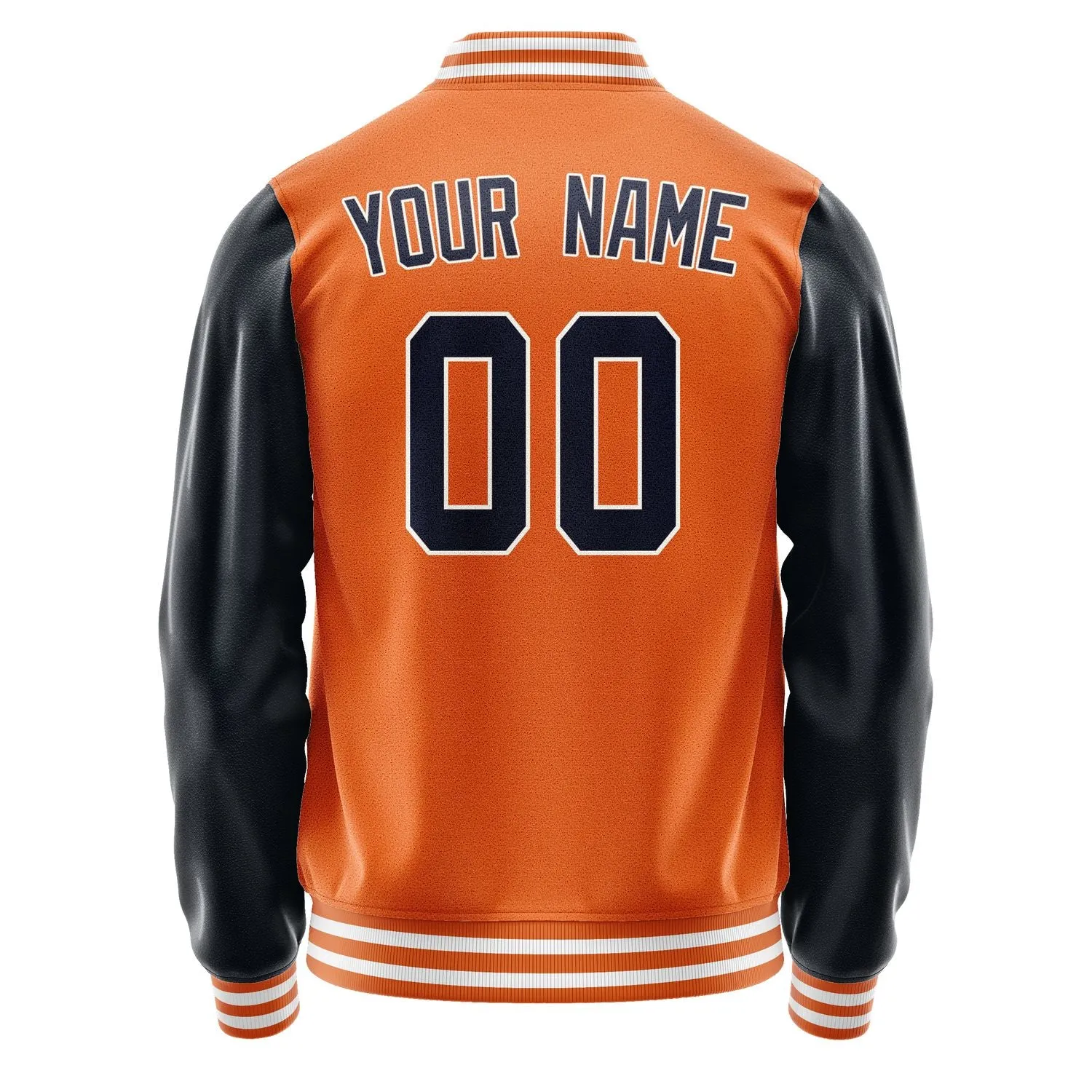 Custom Orange Navy Jacket sold by Tailorly product image thumbnail 3