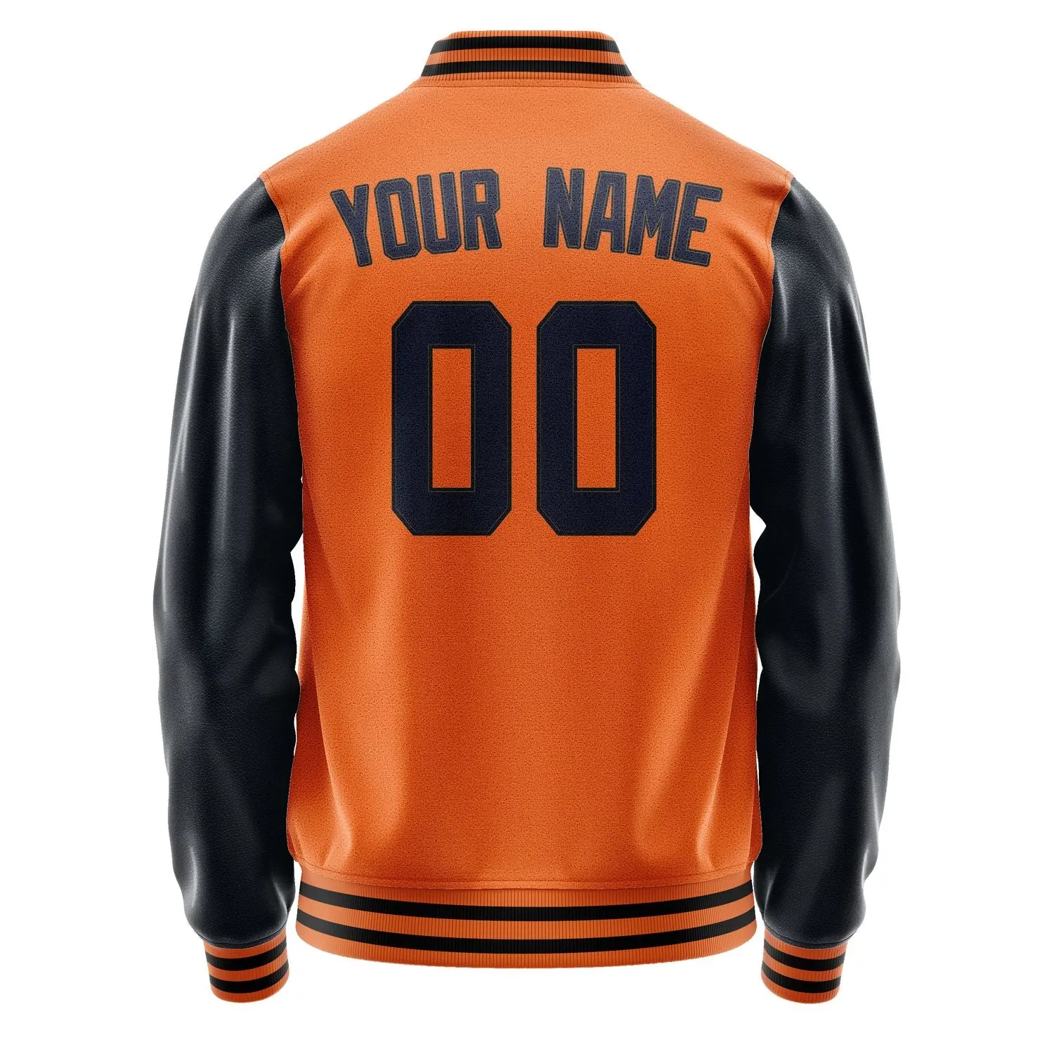 Custom Orange Navy Jacket sold by Tailorly product image thumbnail 3