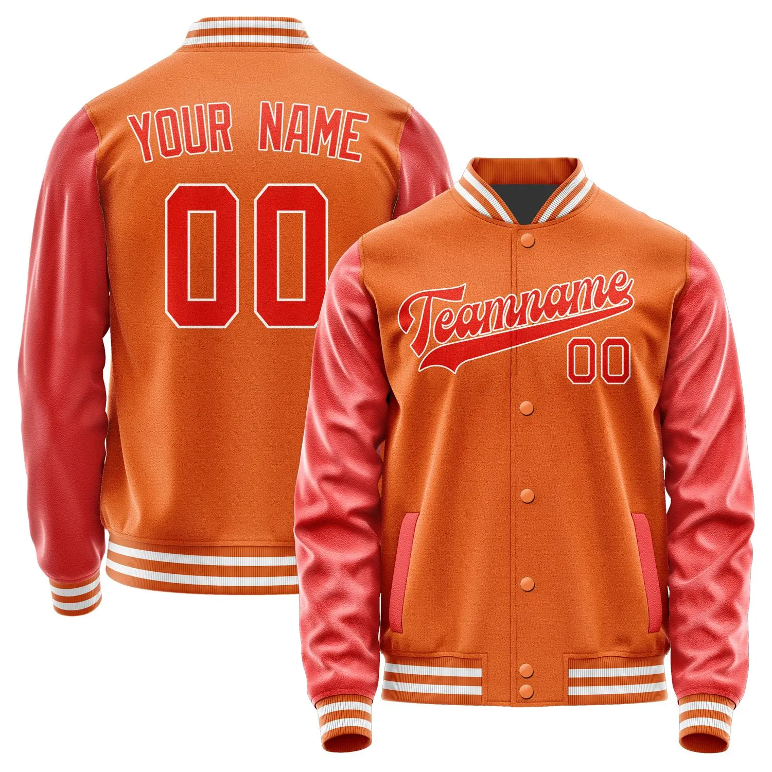Custom Orange Orange Red Jacket sold by Tailorly