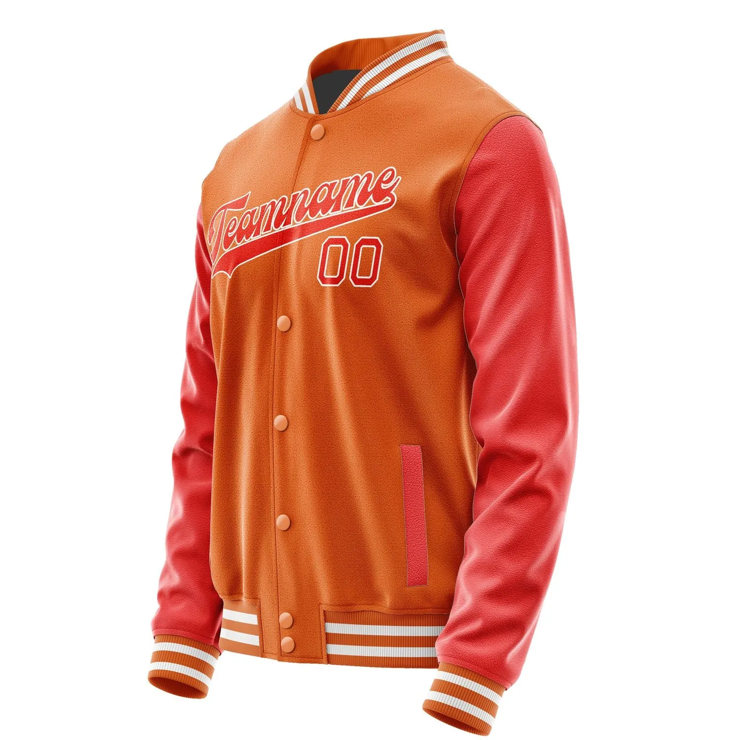 Custom Orange Orange Red Jacket sold by Tailorly product image thumbnail 2