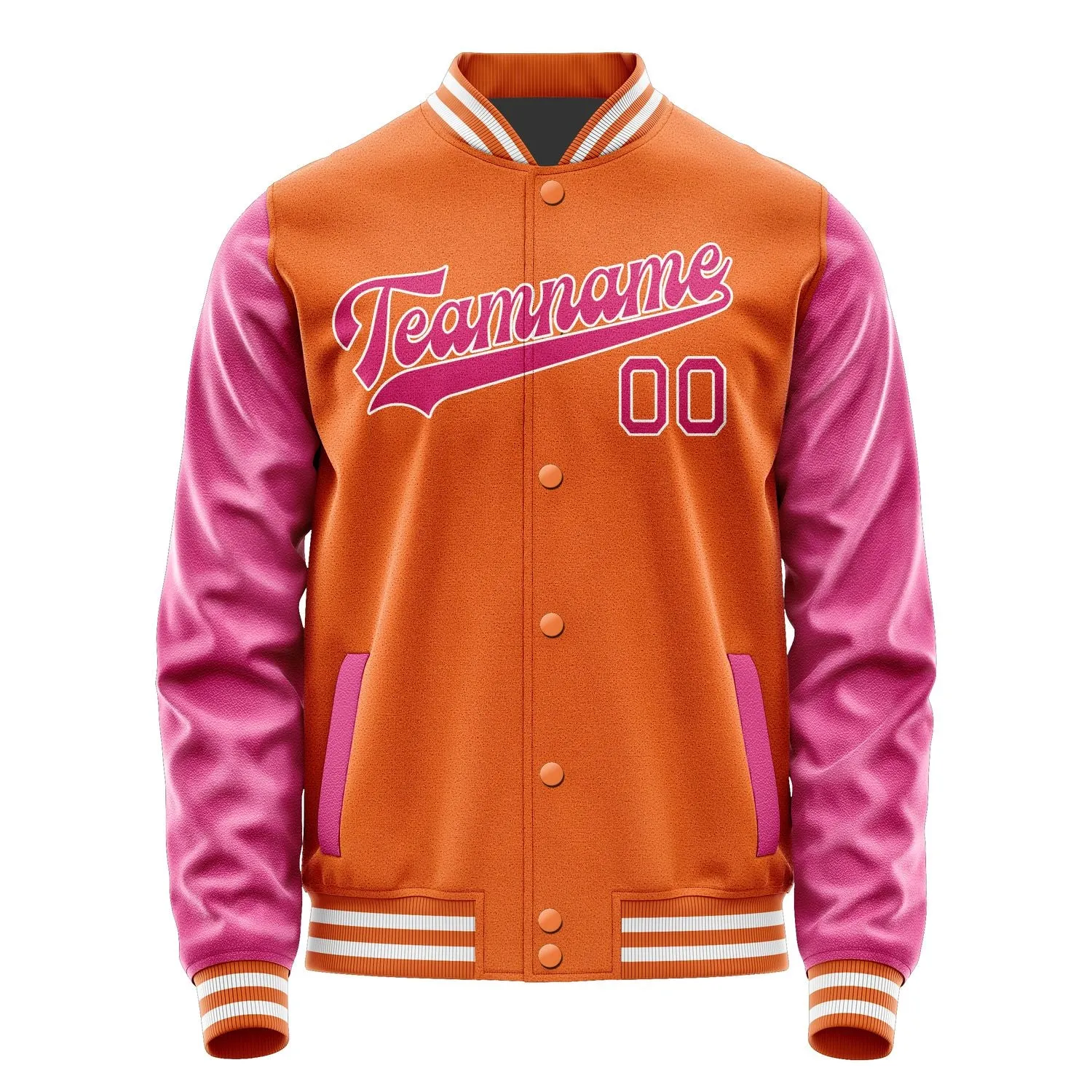 Custom Orange Pink Jacket sold by Tailorly product image thumbnail 4