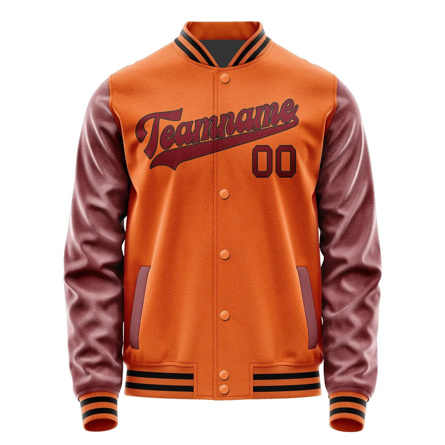 Custom Orange Crimson Red Jacket sold by Tailorly product image thumbnail 4