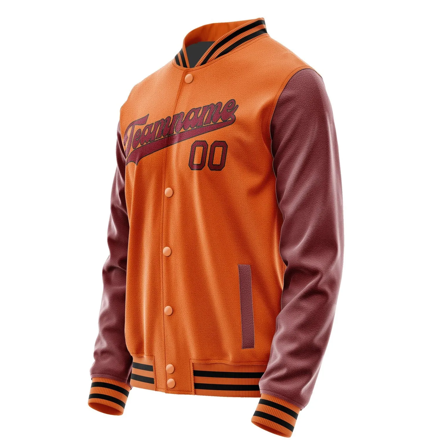 Custom Orange Crimson Red Jacket sold by Tailorly product image thumbnail 2