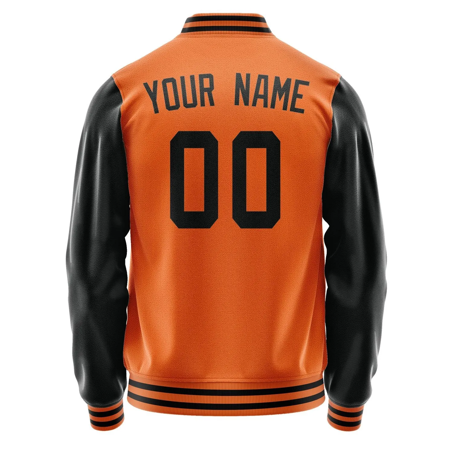 Custom Orange Black Jacket sold by Tailorly product image thumbnail 3
