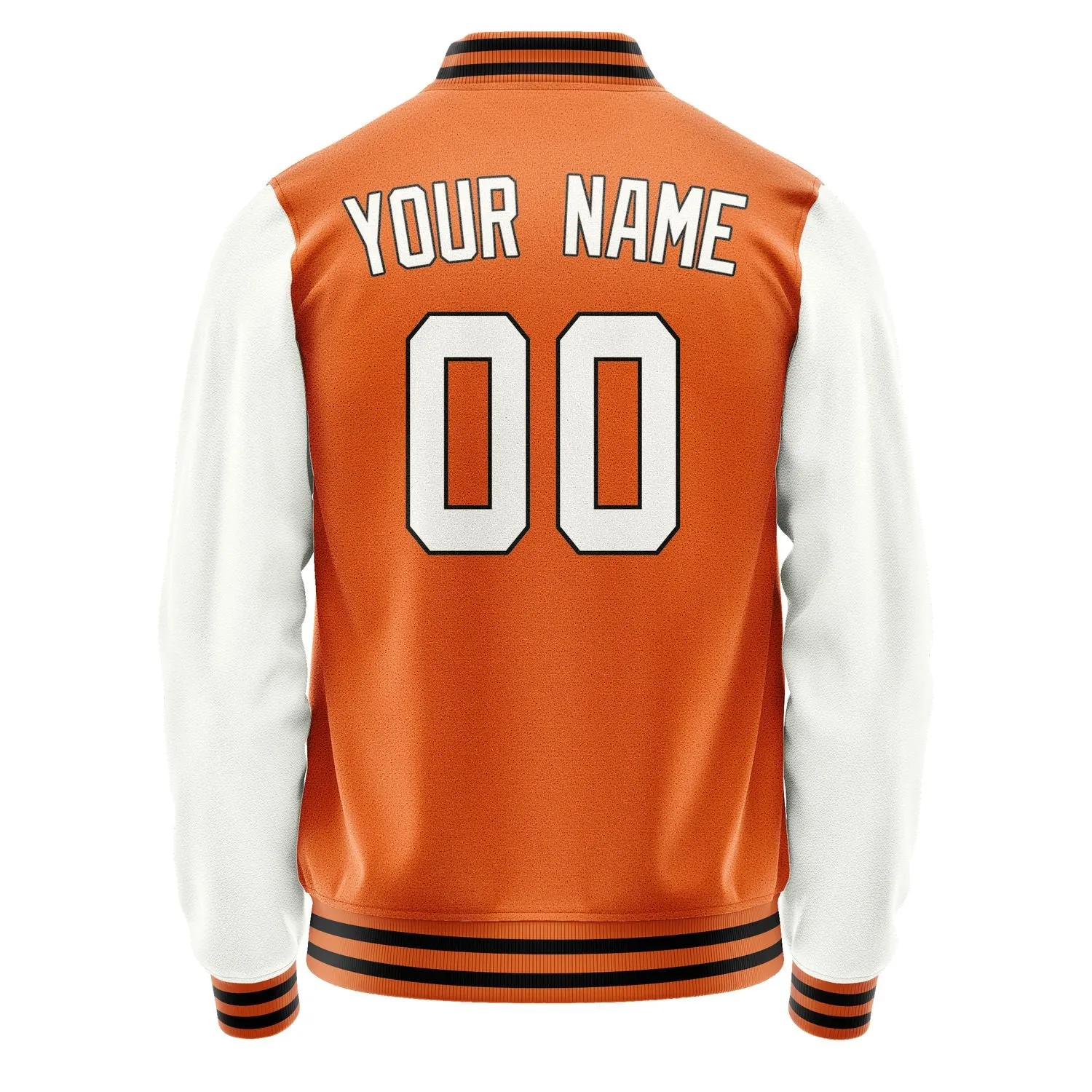 Custom Orange White Jacket sold by Tailorly product image thumbnail 3