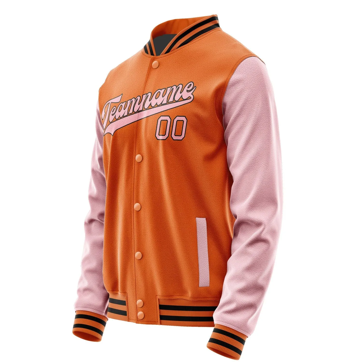 Custom Orange Light Pink Jacket sold by Tailorly product image thumbnail 2