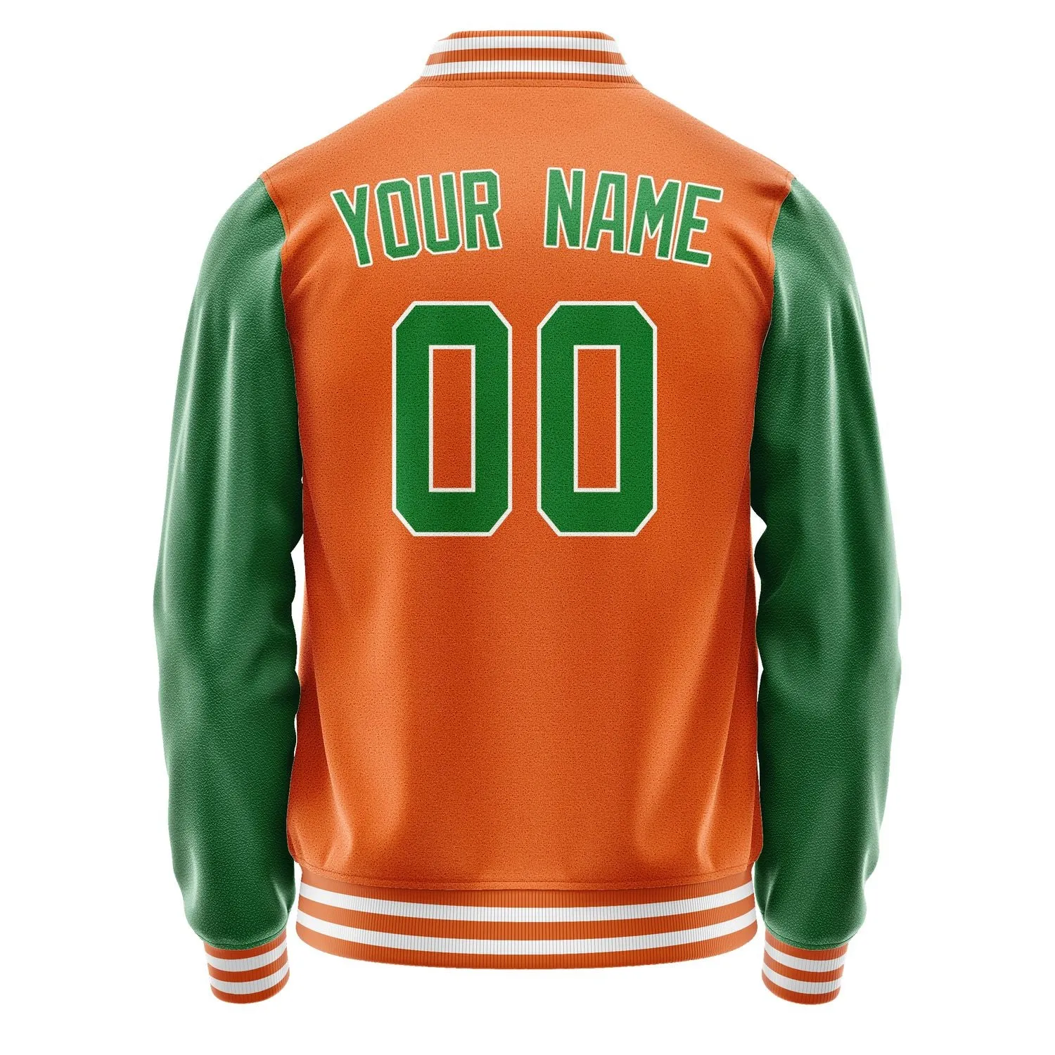 Custom Orange Emerald Green Jacket sold by Tailorly product image thumbnail 3
