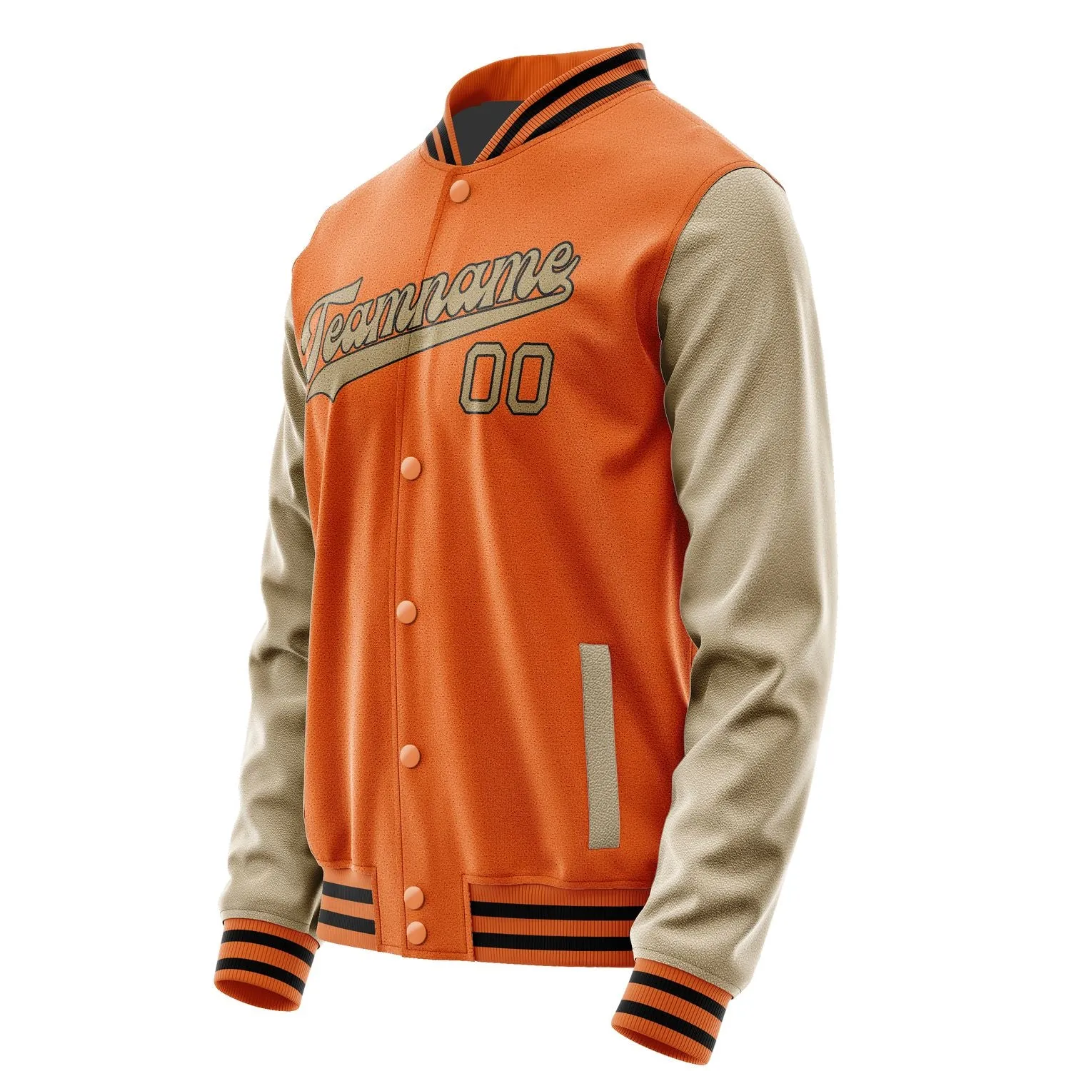 Custom Orange Light Khaki Jacket sold by Tailorly product image thumbnail 2