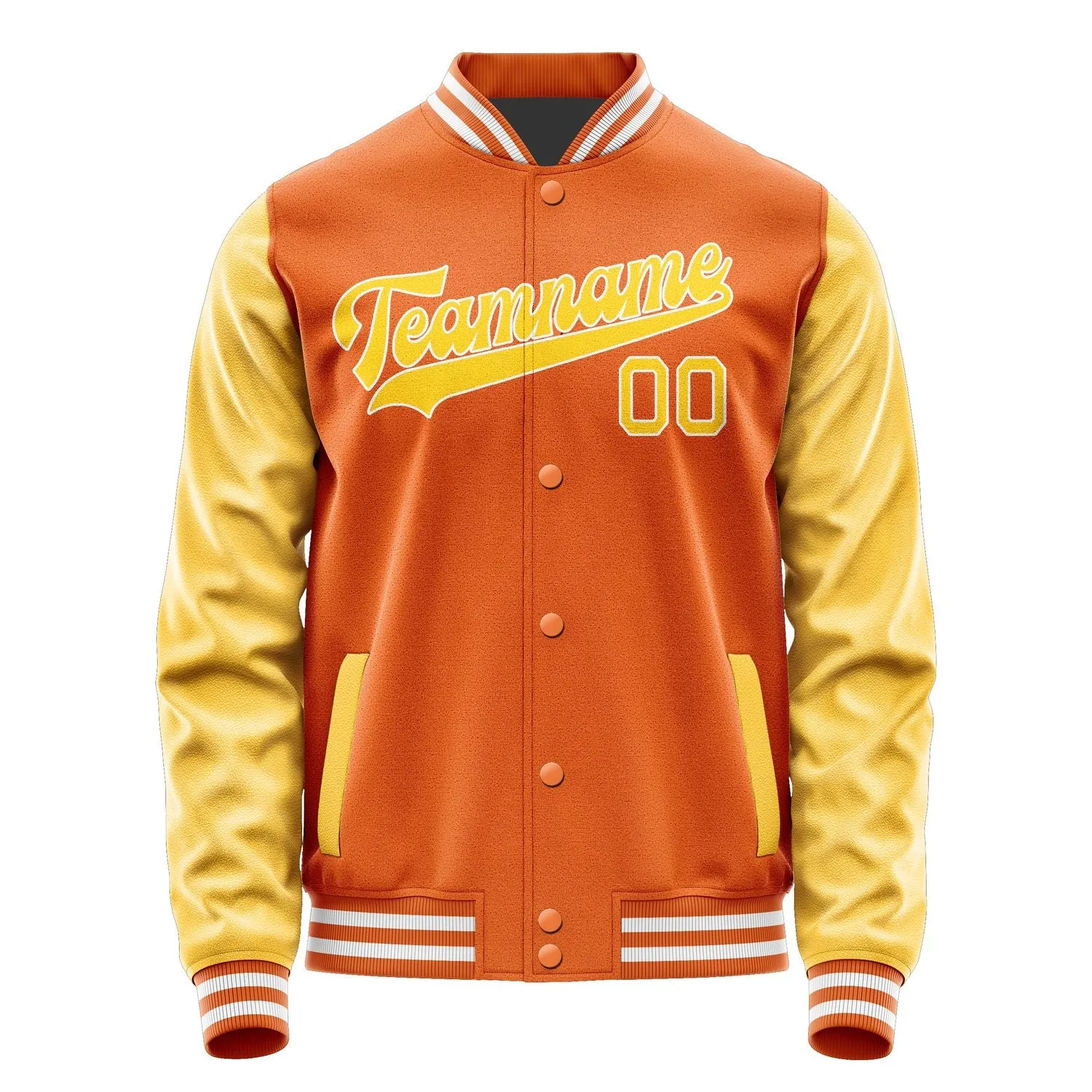 Custom Orange Gold Jacket sold by Tailorly product image thumbnail 4