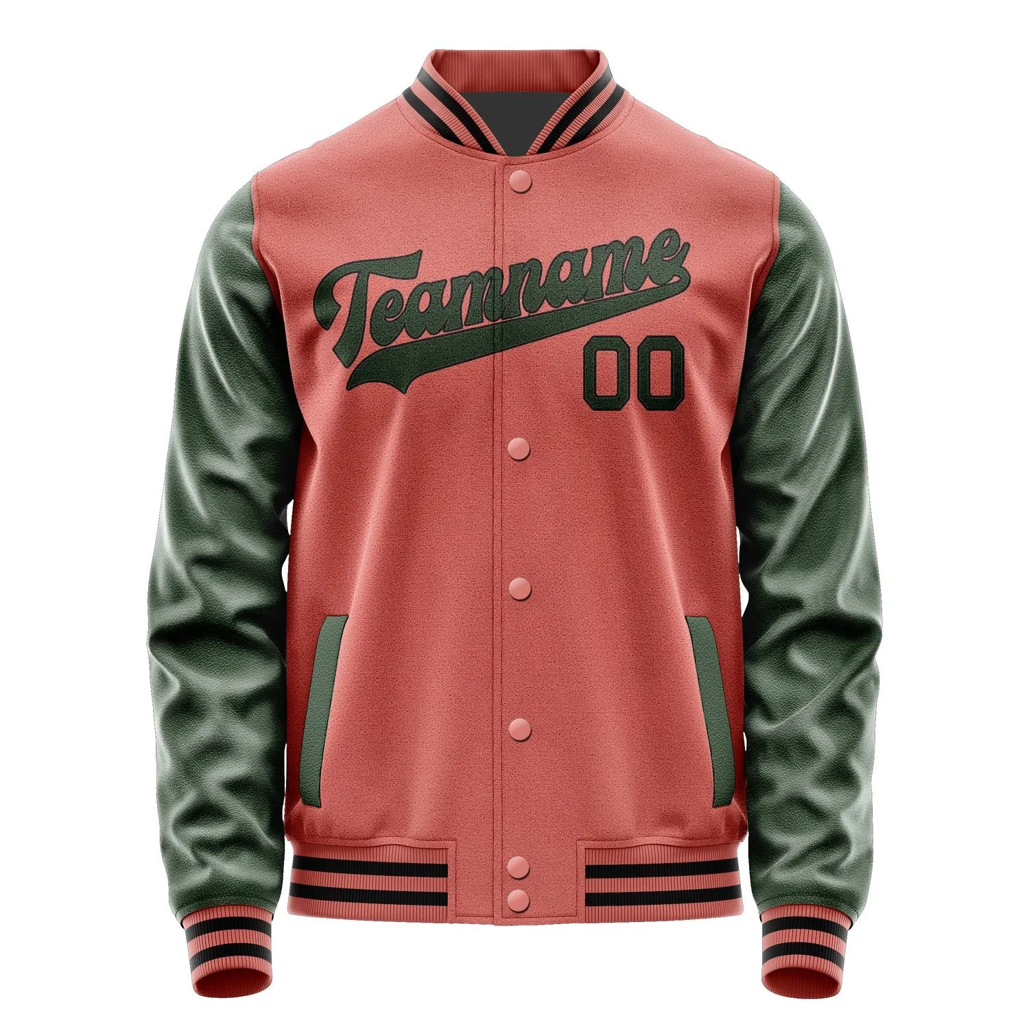 Custom Copper Rose Dark Green Jacket sold by Tailorly product image thumbnail 4