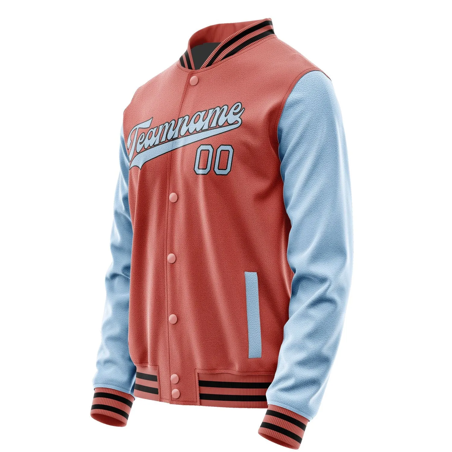 Custom Copper Rose Light Blue Jacket sold by Tailorly product image thumbnail 2