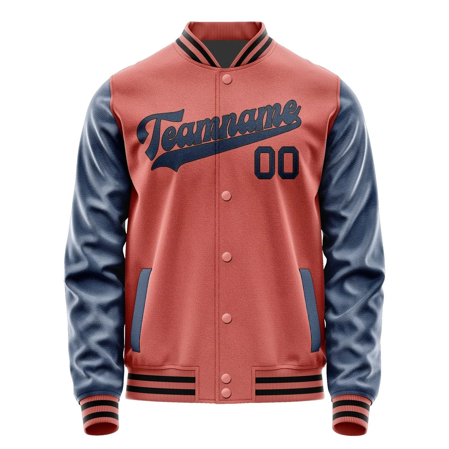 Custom Copper Rose Blue Jacket sold by Tailorly product image thumbnail 4