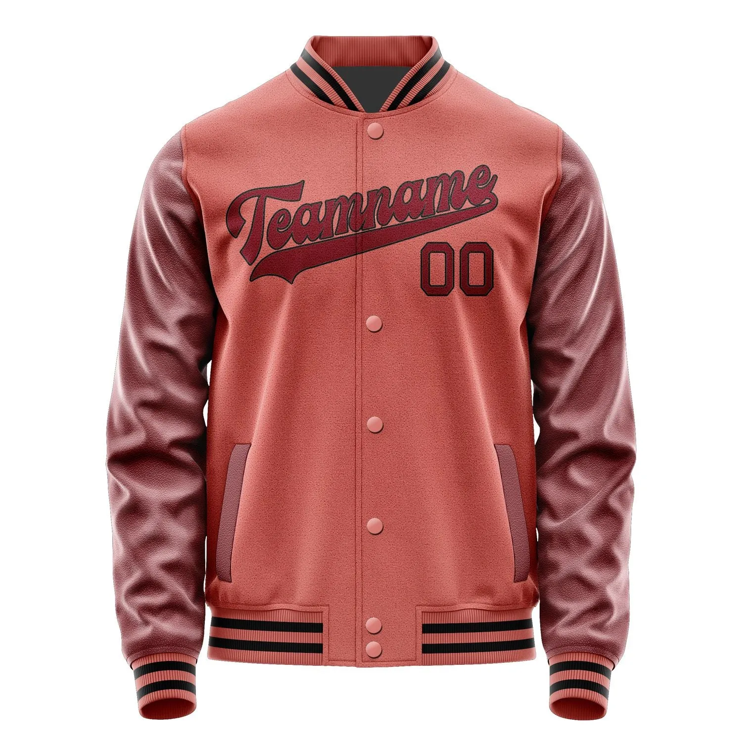 Custom Copper Rose Crimson Red Jacket sold by Tailorly product image thumbnail 4