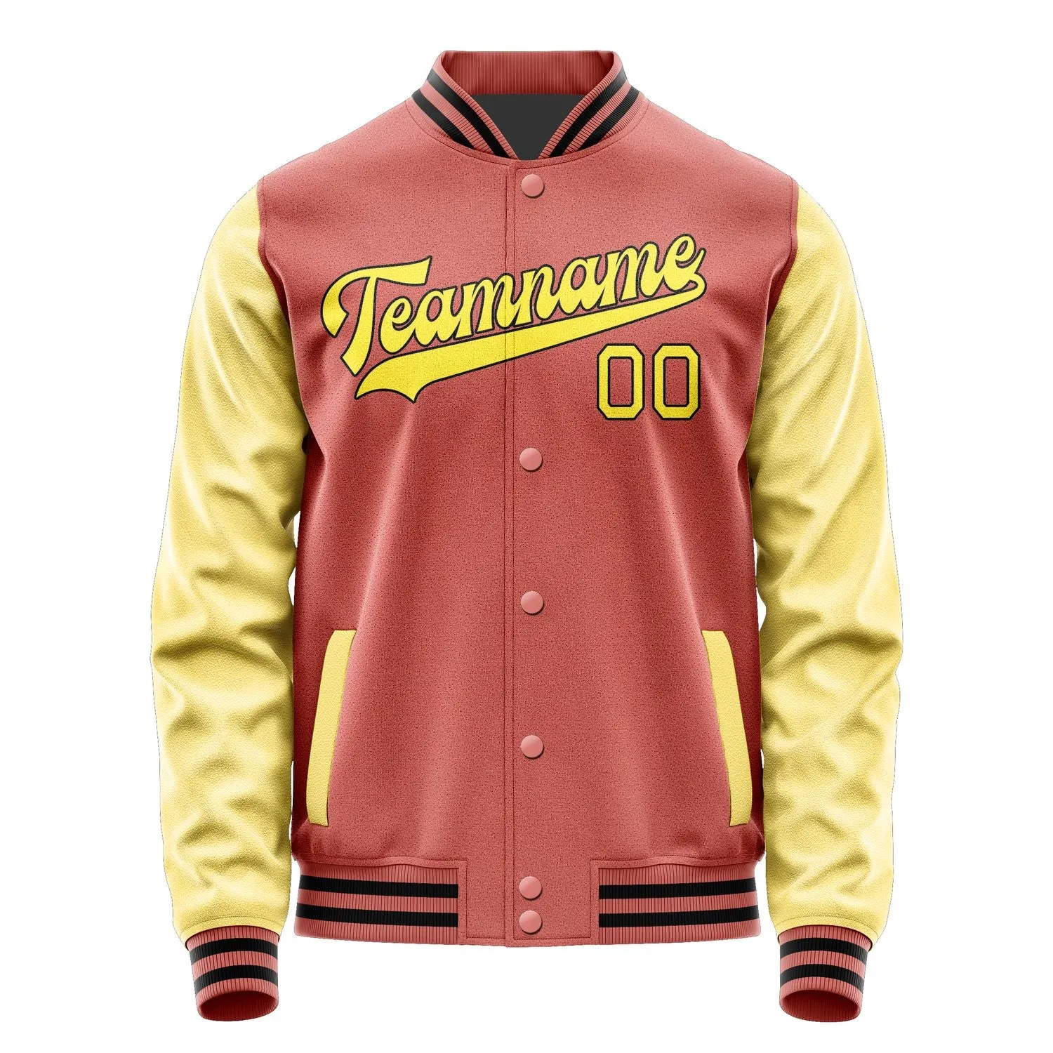 Custom Copper Rose Light Yellow Jacket sold by Tailorly product image thumbnail 4