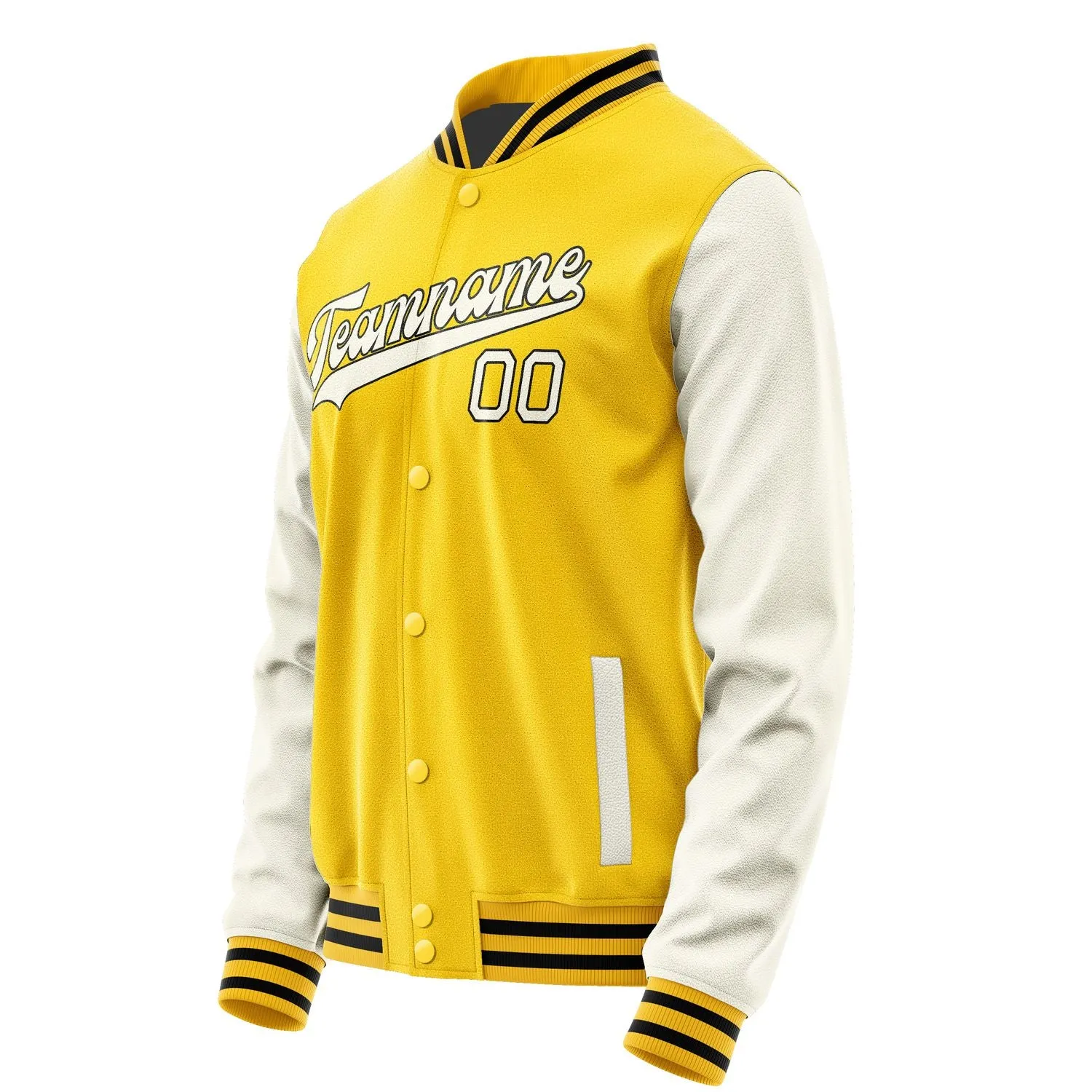 Custom Gold Cream Jacket sold by Tailorly product image thumbnail 2