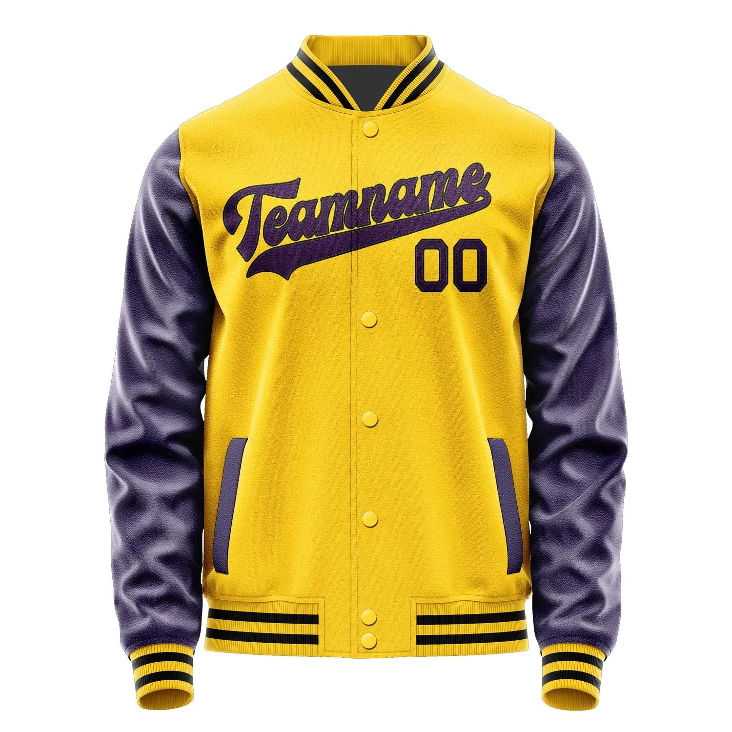 Custom Gold Purple Jacket sold by Tailorly product image thumbnail 4