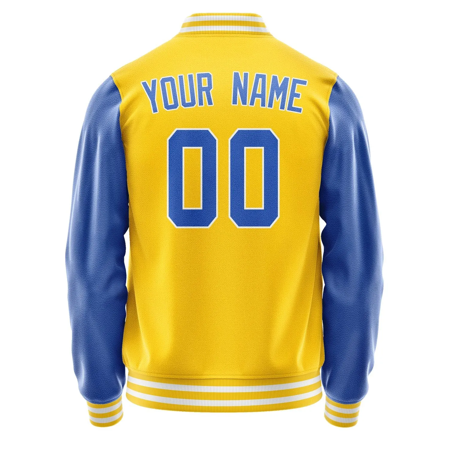 Custom Gold Sky Blue Jacket sold by Tailorly product image thumbnail 3