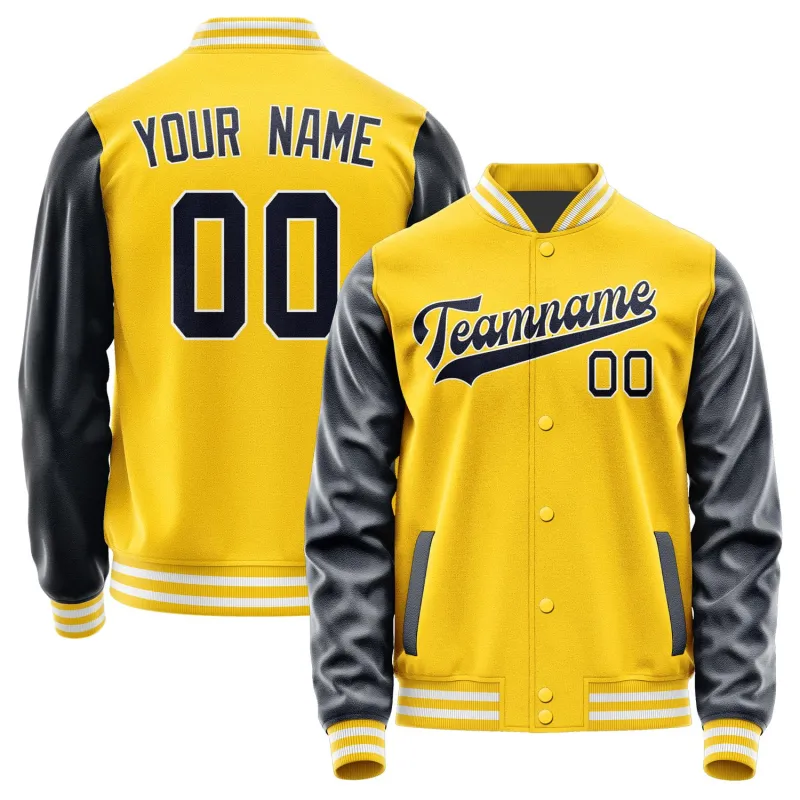 Custom Gold Navy Jacket made by Tailorly
