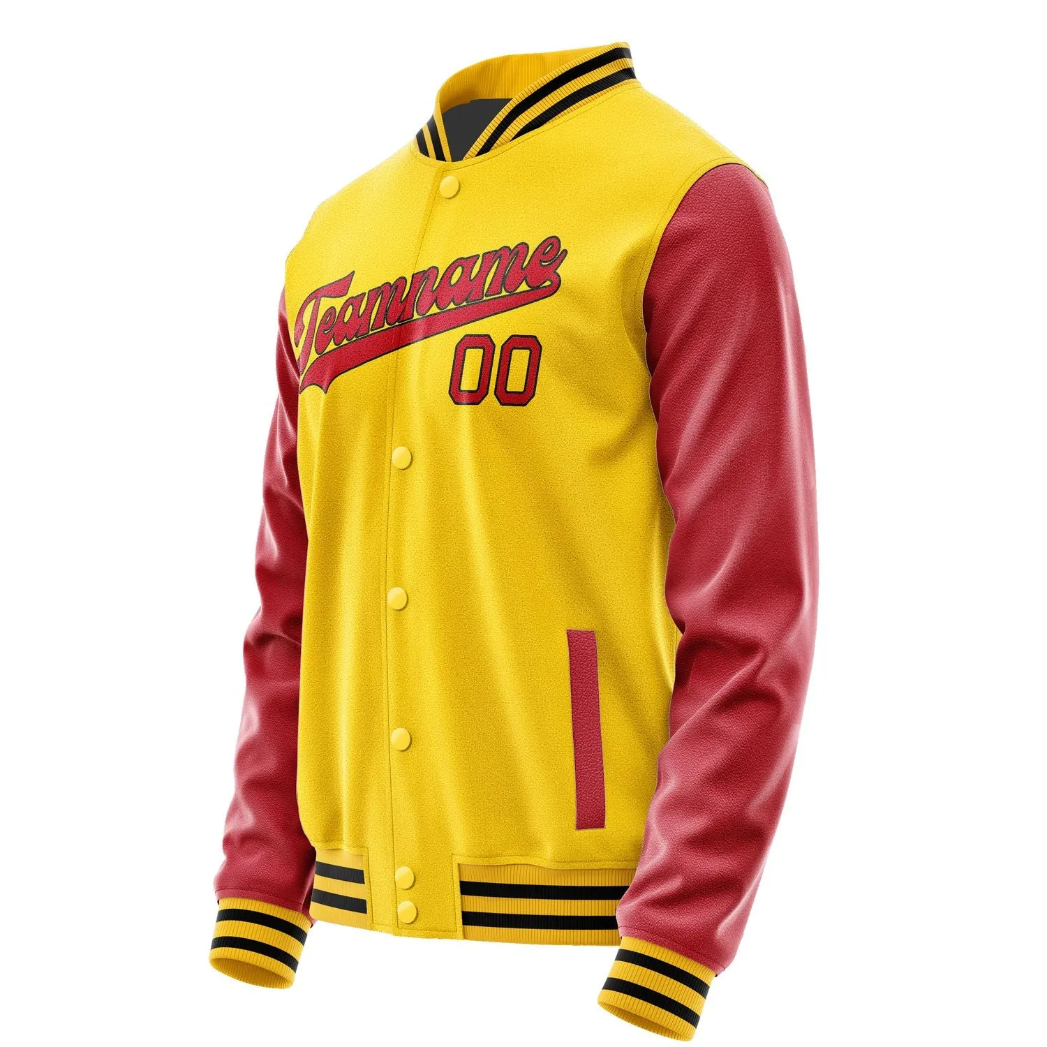 Custom Gold Red Jacket sold by Tailorly product image thumbnail 2