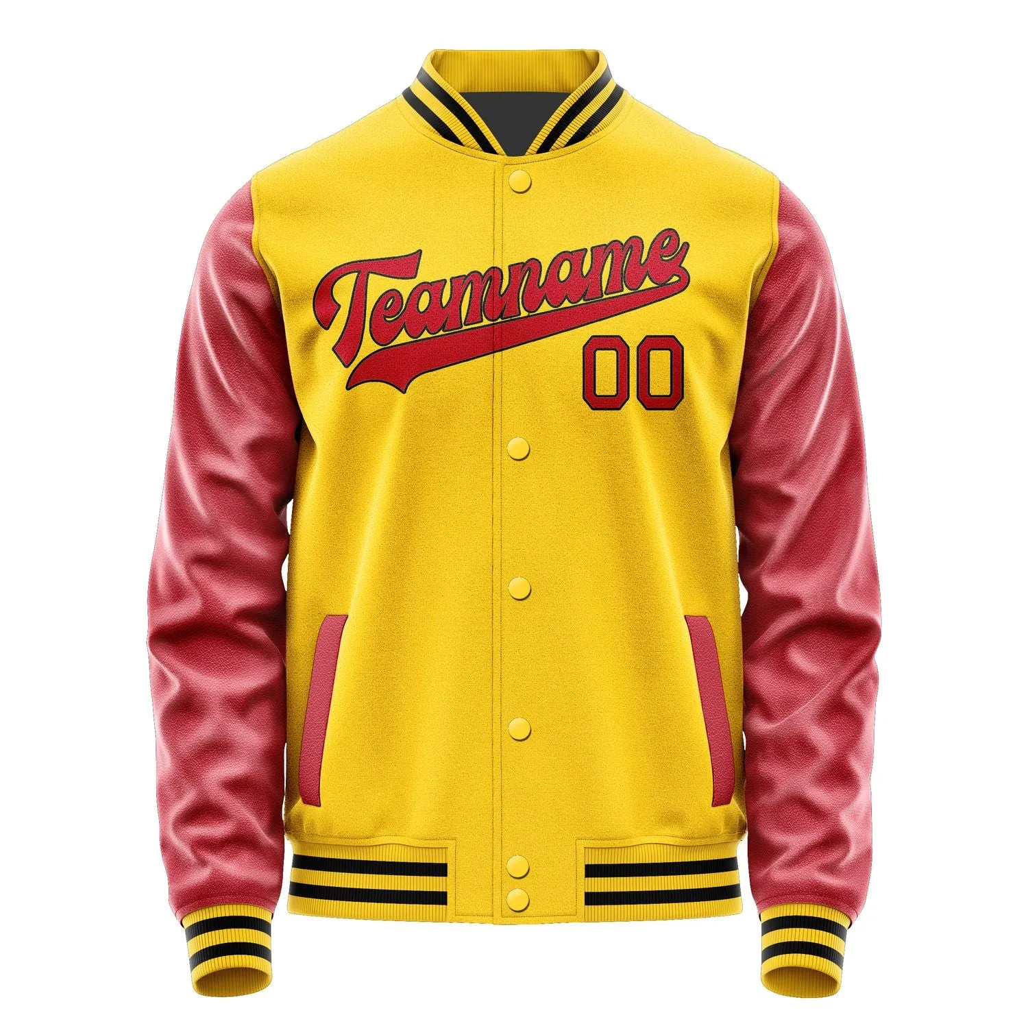 Custom Gold Red Jacket sold by Tailorly product image thumbnail 4