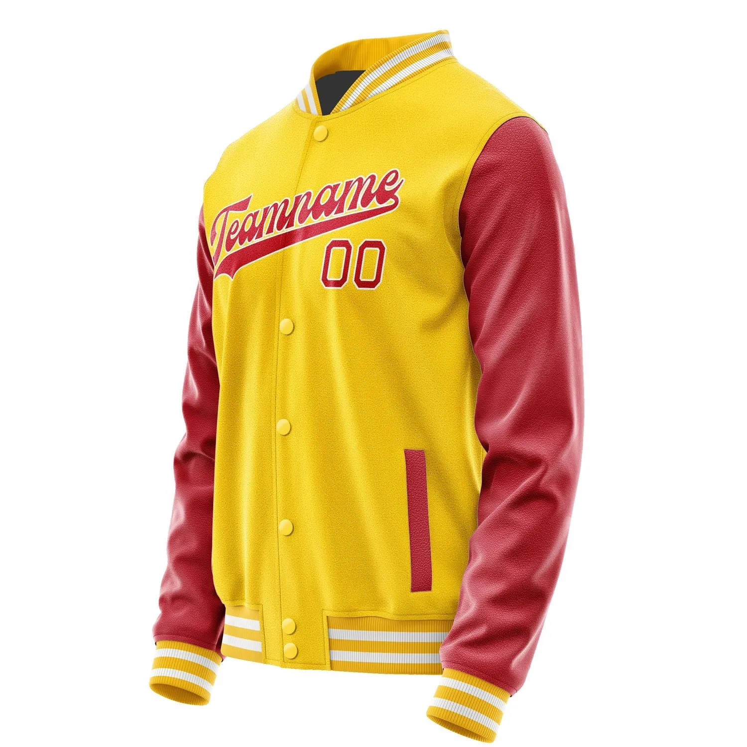 Custom Gold Red Jacket sold by Tailorly product image thumbnail 2