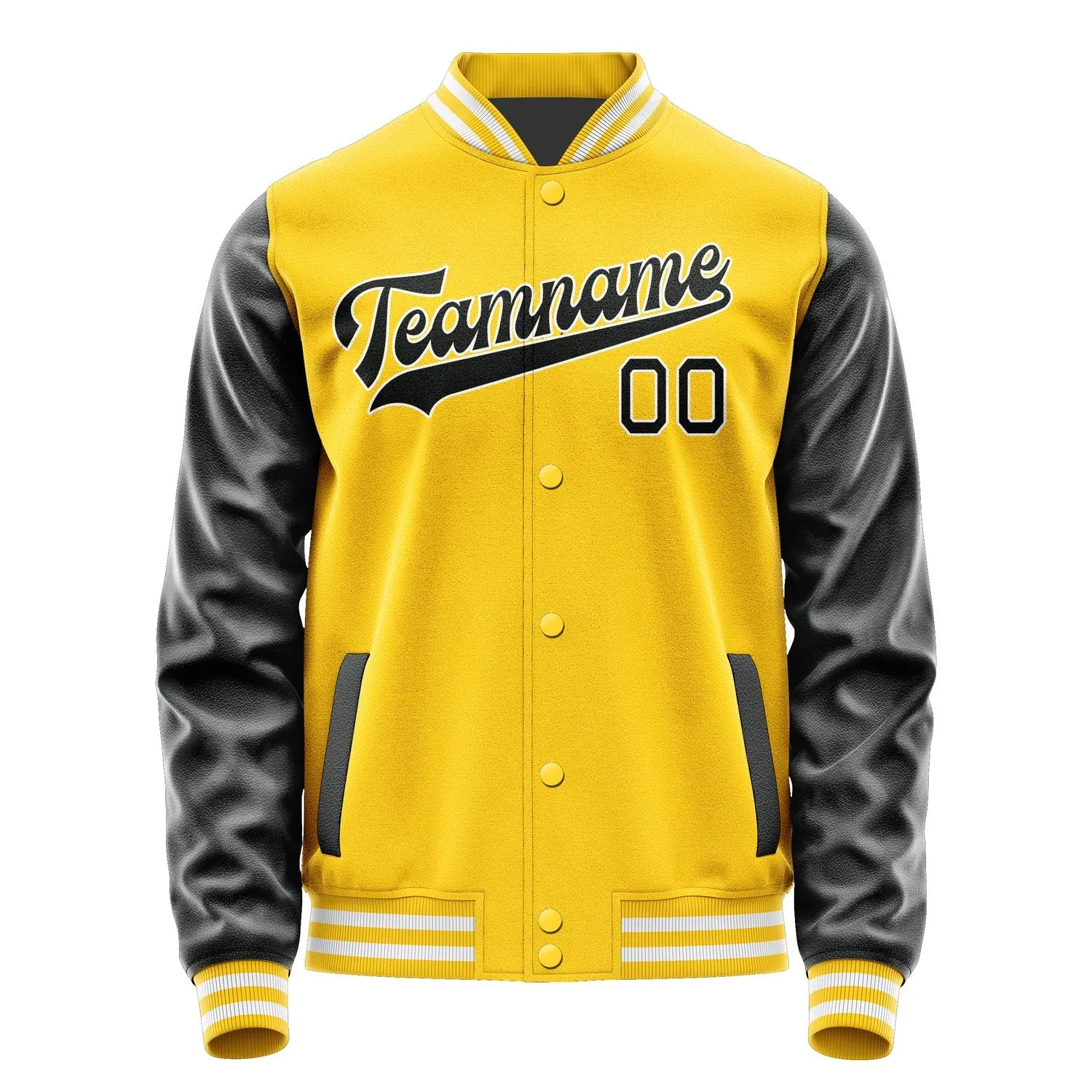 Custom Gold Black Jacket sold by Tailorly product image thumbnail 4